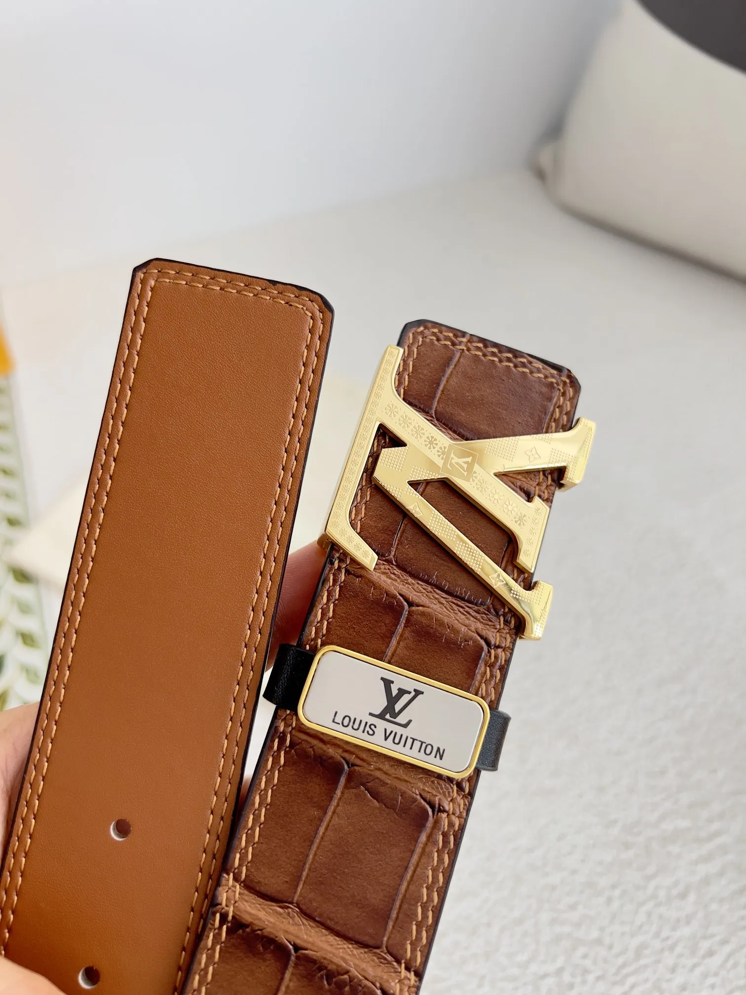 【LOUIS VUITTON】(ルイヴィトン) 3.8cmベルト メンズ  24706