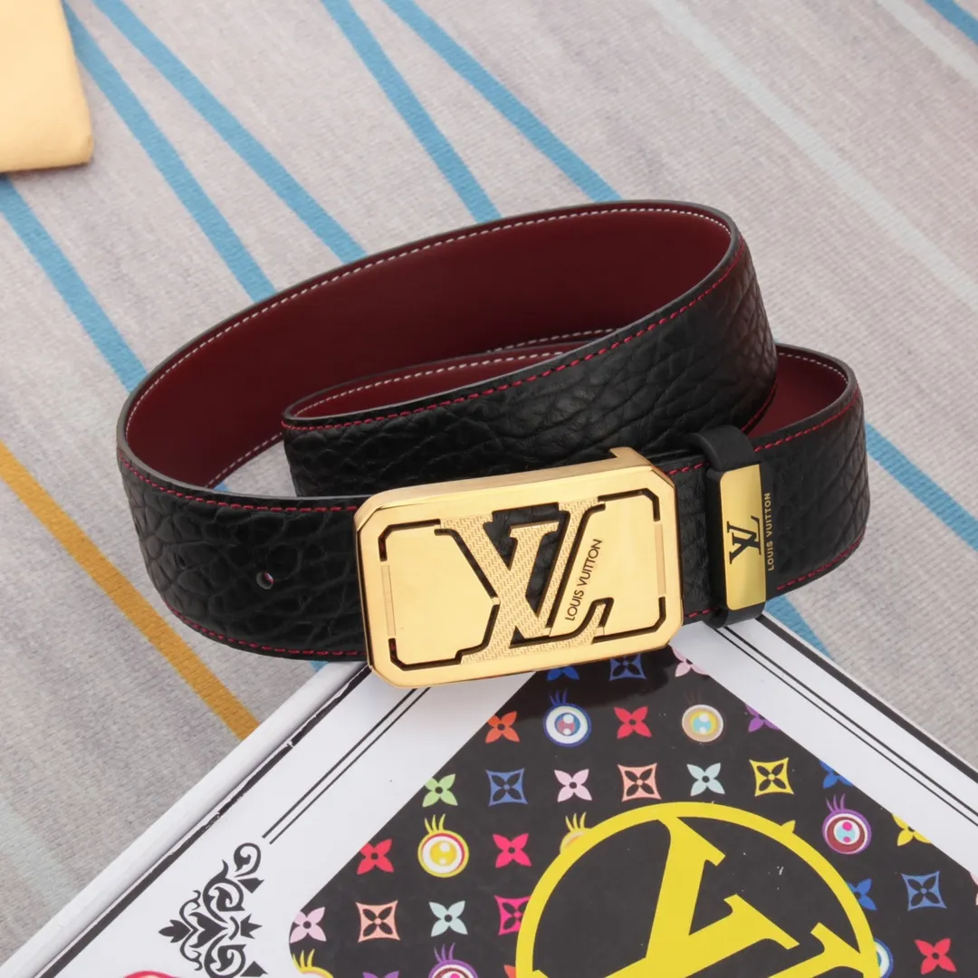 【LOUIS VUITTON】(ルイヴィトン) 3.8cmベルト メンズ  24706