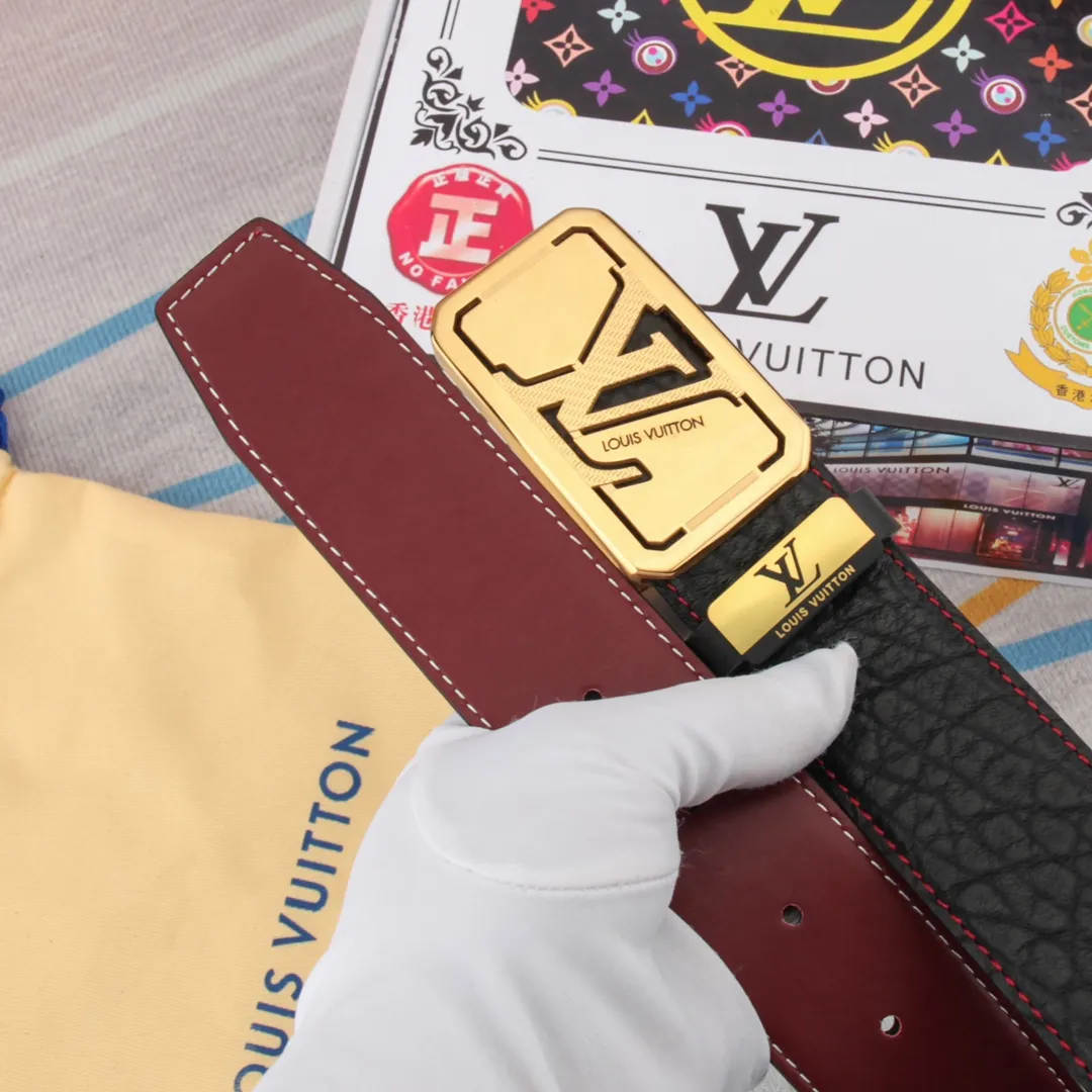 【LOUIS VUITTON】(ルイヴィトン) 3.8cmベルト メンズ  24706