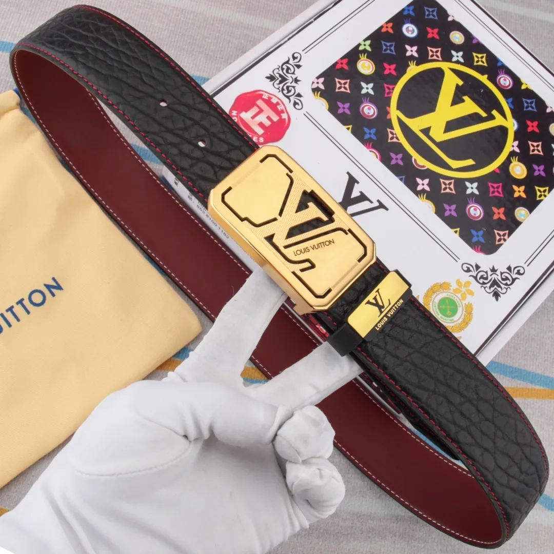 【LOUIS VUITTON】(ルイヴィトン) 3.8cmベルト メンズ  24706
