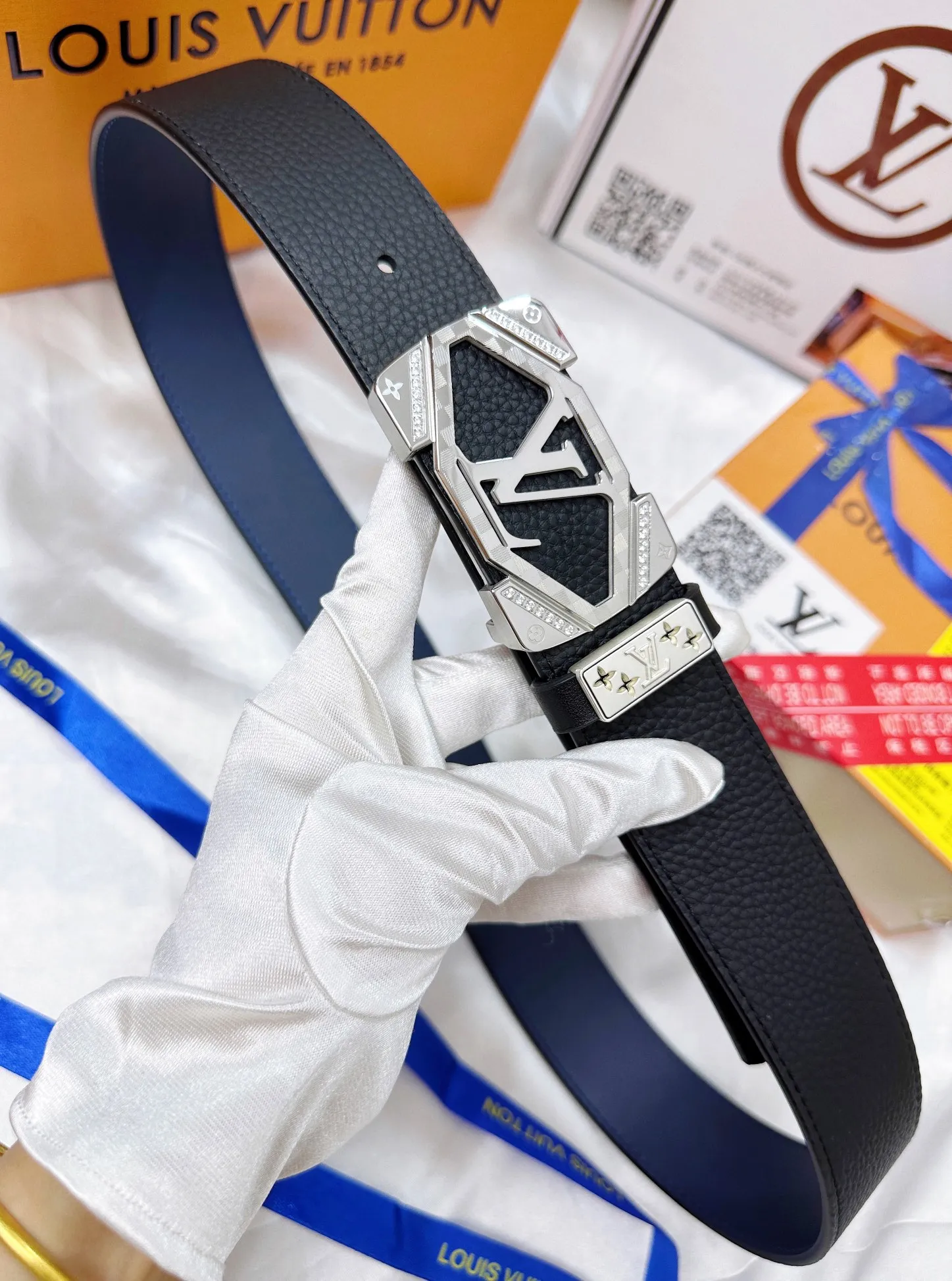 【LOUIS VUITTON】(ルイヴィトン) 3.8cmベルト メンズ  24706