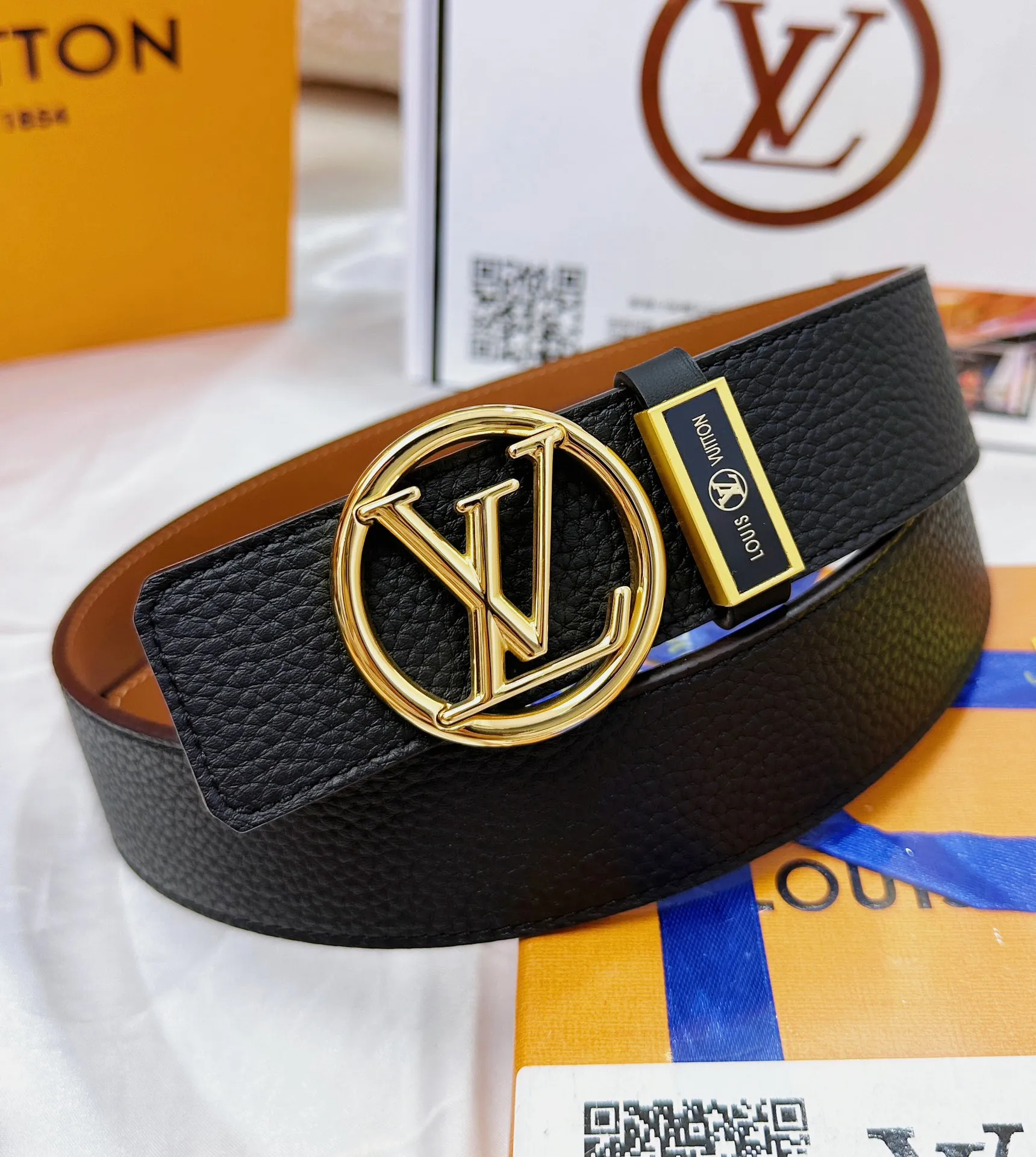 【LOUIS VUITTON】(ルイヴィトン) 3.8cmベルト メンズ