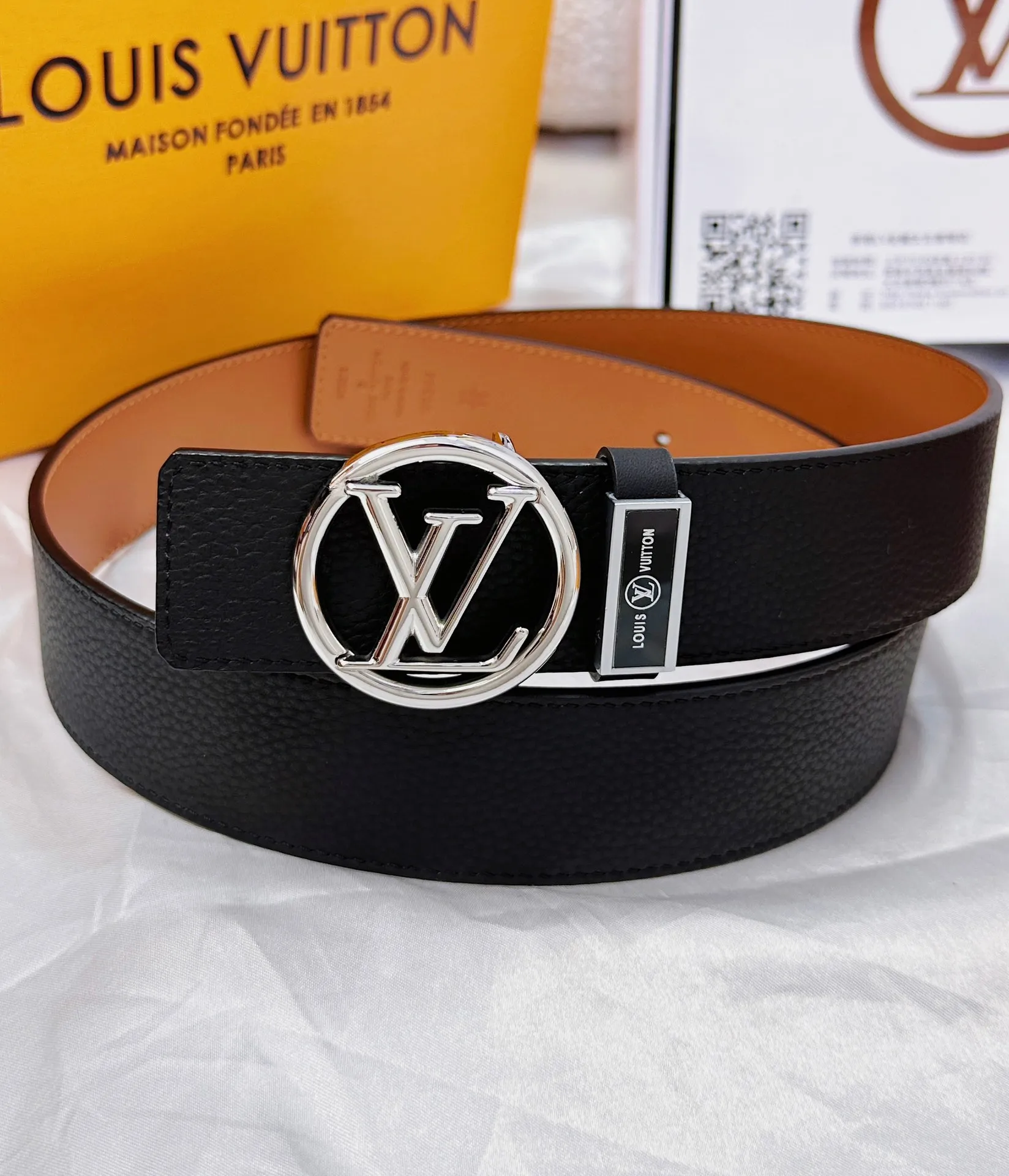 【LOUIS VUITTON】(ルイヴィトン) 3.8cmベルト メンズ