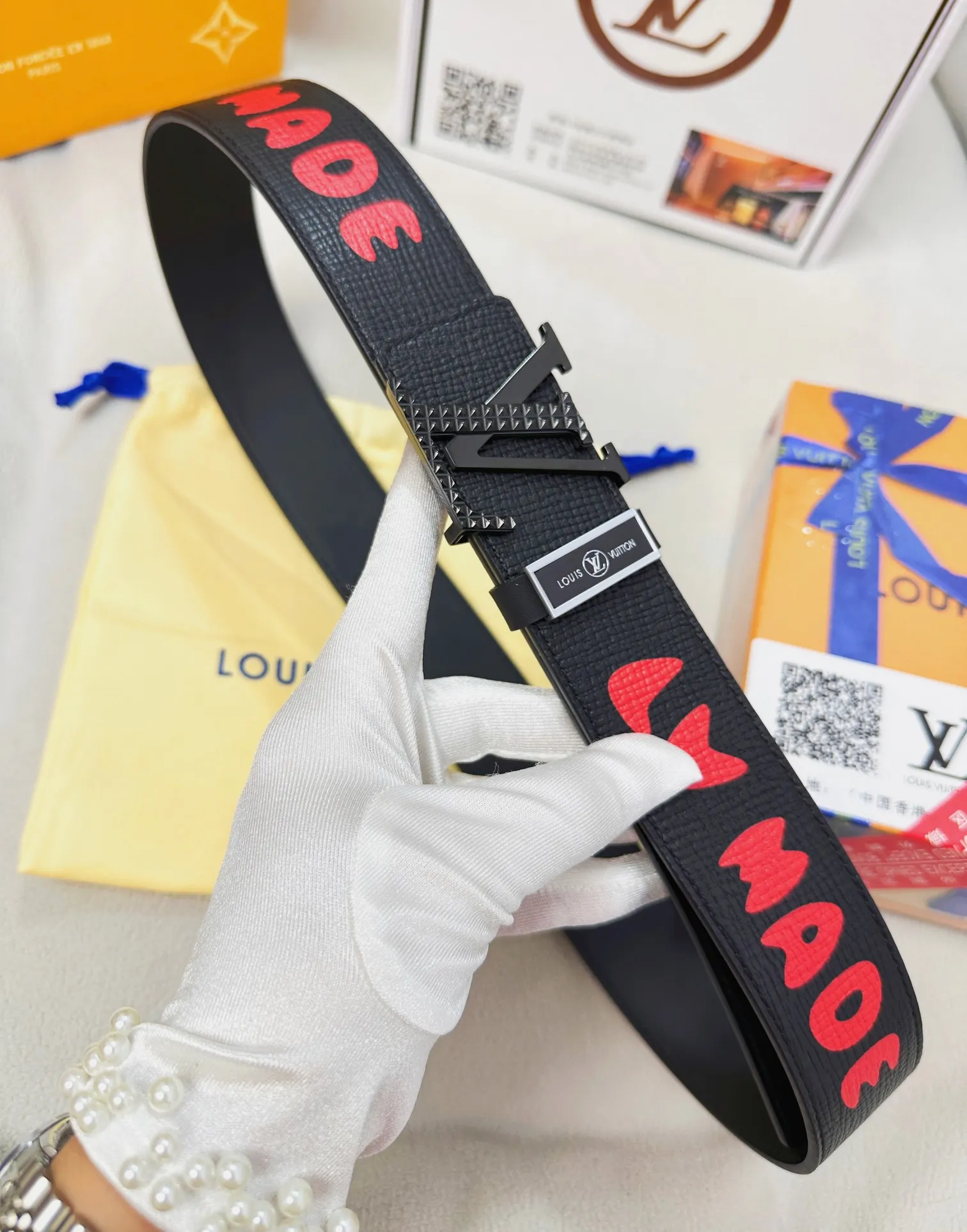 【LOUIS VUITTON】(ルイヴィトン) 3.8cmベルト メンズ