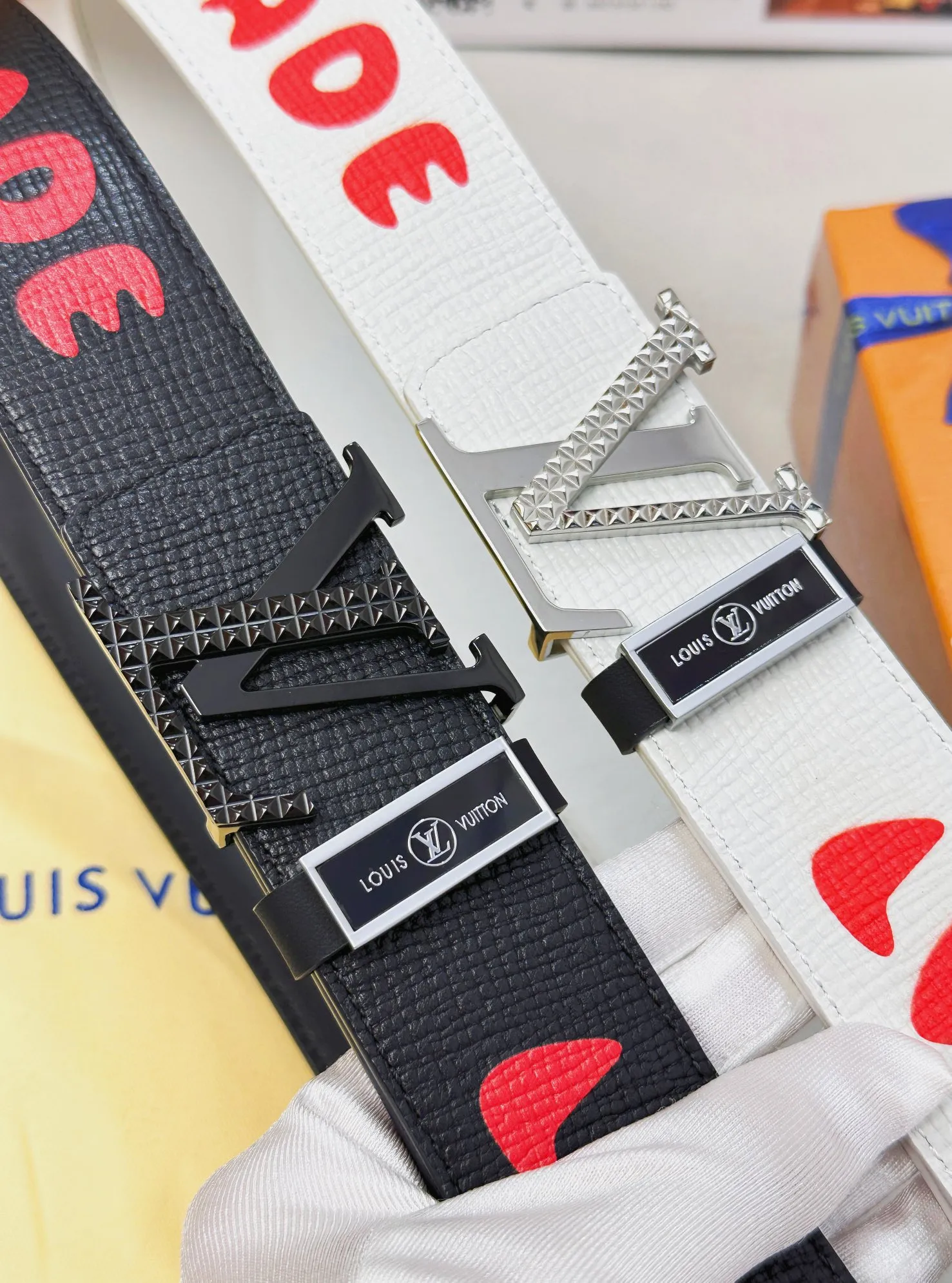 【LOUIS VUITTON】(ルイヴィトン) 3.8cmベルト メンズ
