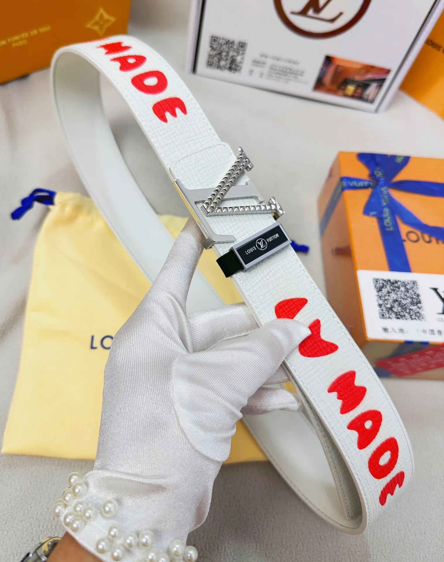 【LOUIS VUITTON】(ルイヴィトン) 3.8cmベルト メンズ