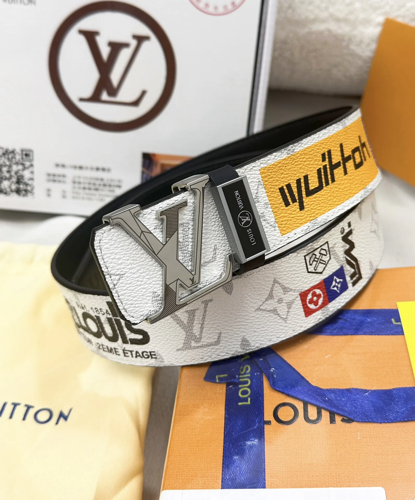 【LOUIS VUITTON】(ルイヴィトン) 3.8cmベルト メンズ