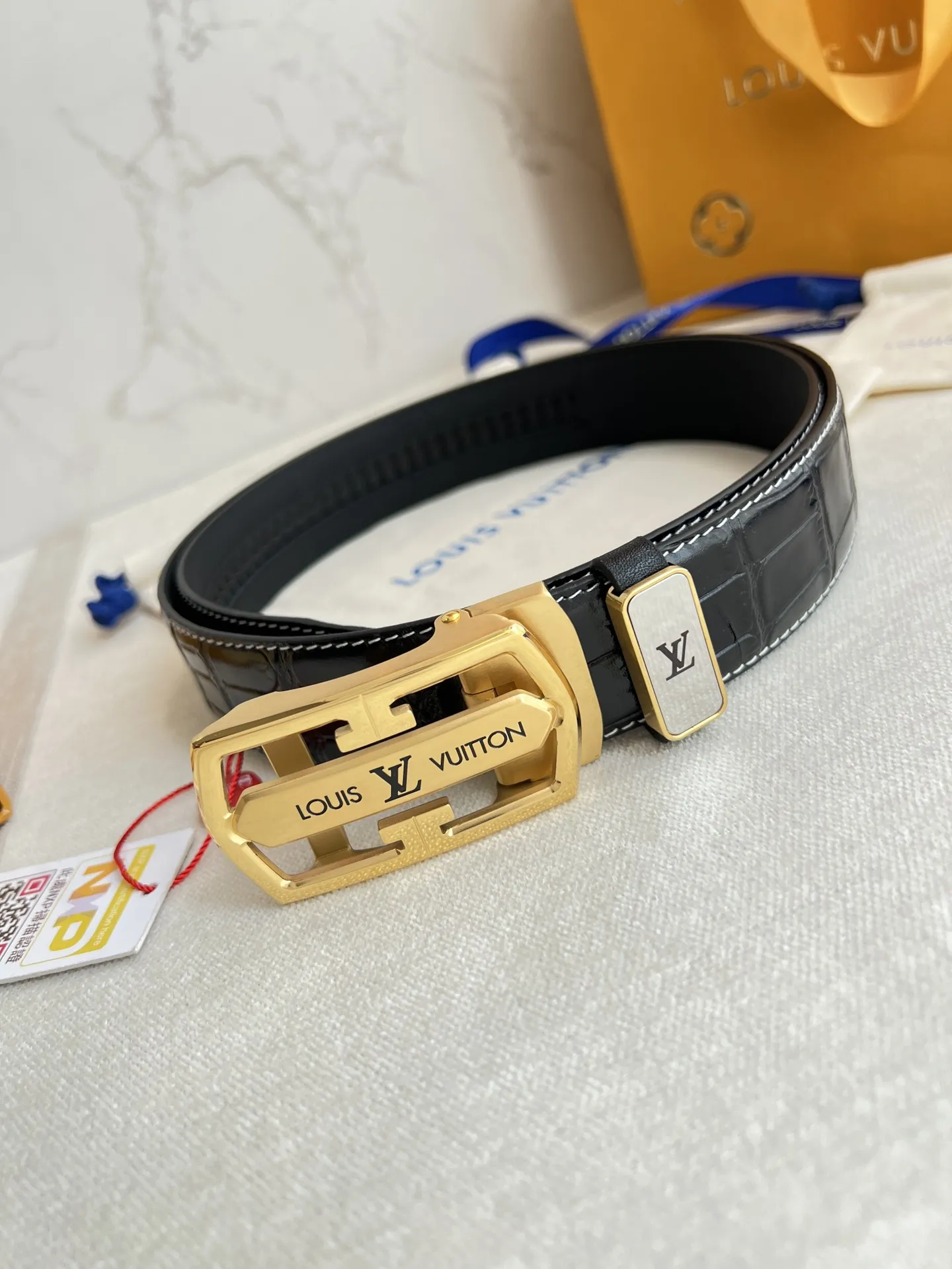 【LOUIS VUITTON】(ルイヴィトン) 3.5cmベルト メンズ