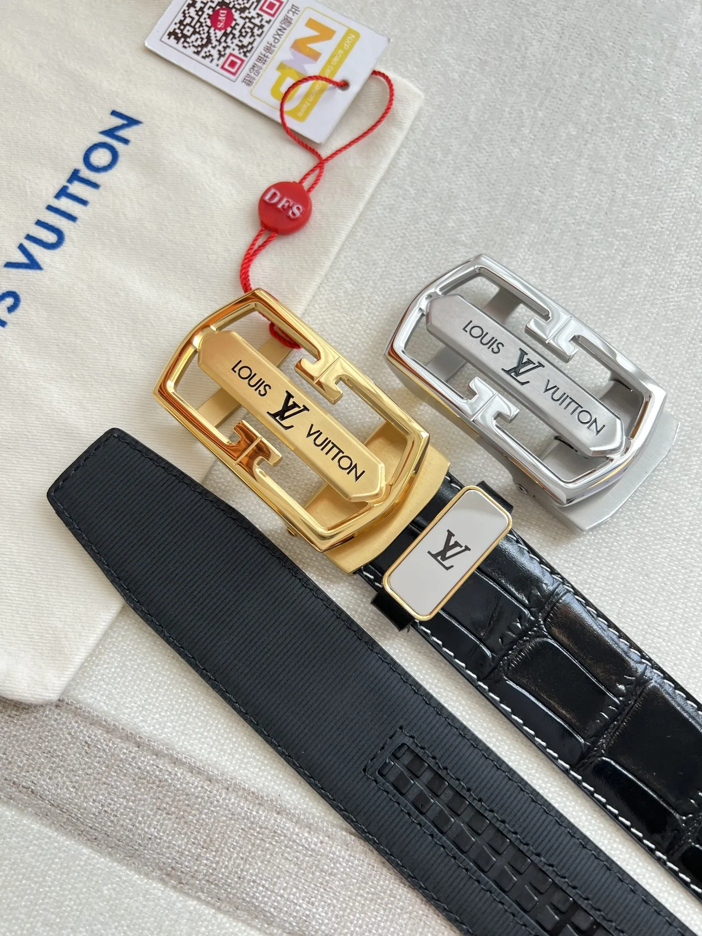 【LOUIS VUITTON】(ルイヴィトン) 3.5cmベルト メンズ