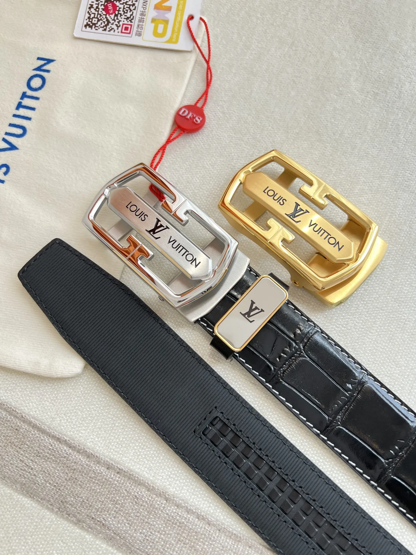【LOUIS VUITTON】(ルイヴィトン) 3.5cmベルト メンズ
