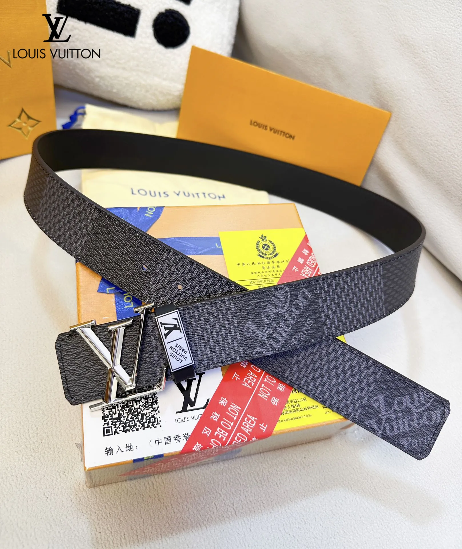 【LOUIS VUITTON】(ルイヴィトン) 3.8cmベルト メンズ