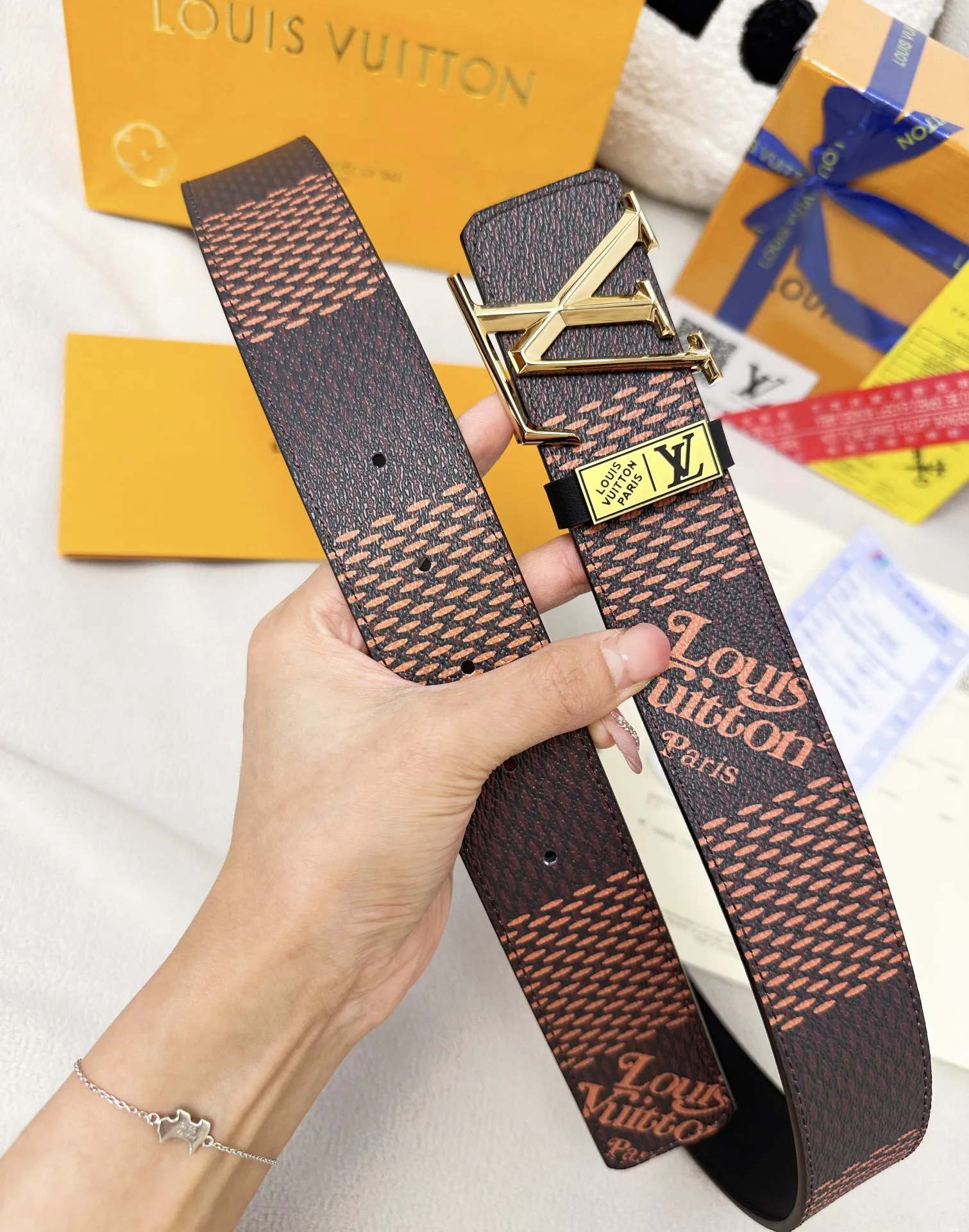 【LOUIS VUITTON】(ルイヴィトン) 3.8cmベルト メンズ