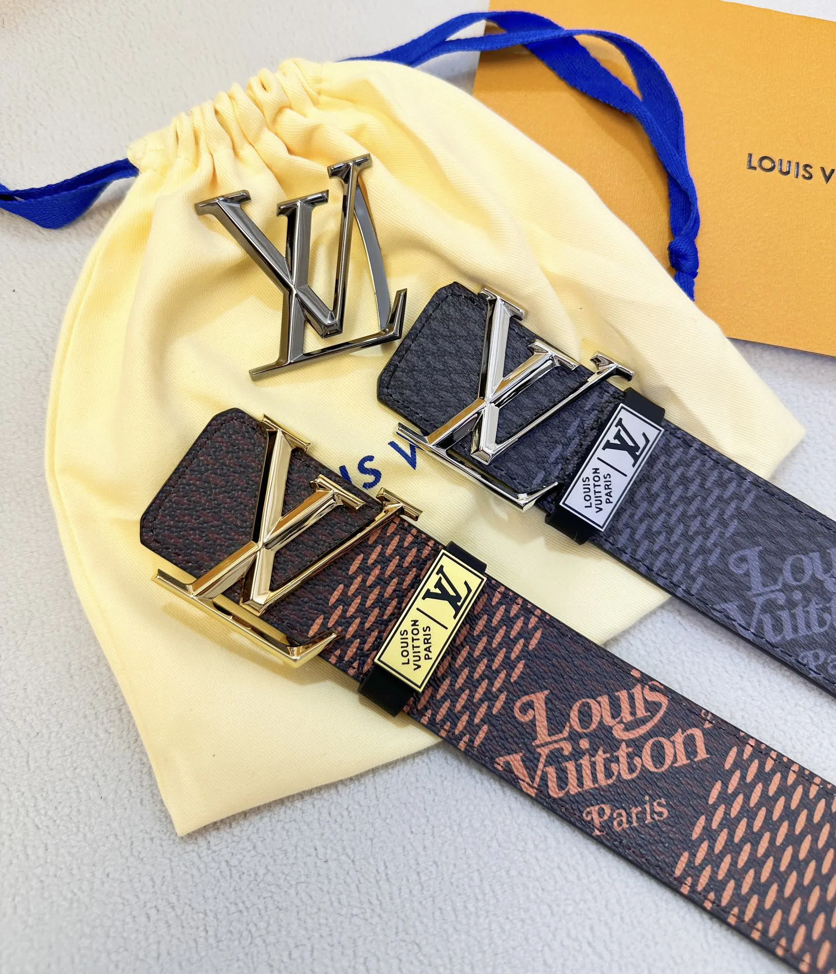 【LOUIS VUITTON】(ルイヴィトン) 3.8cmベルト メンズ
