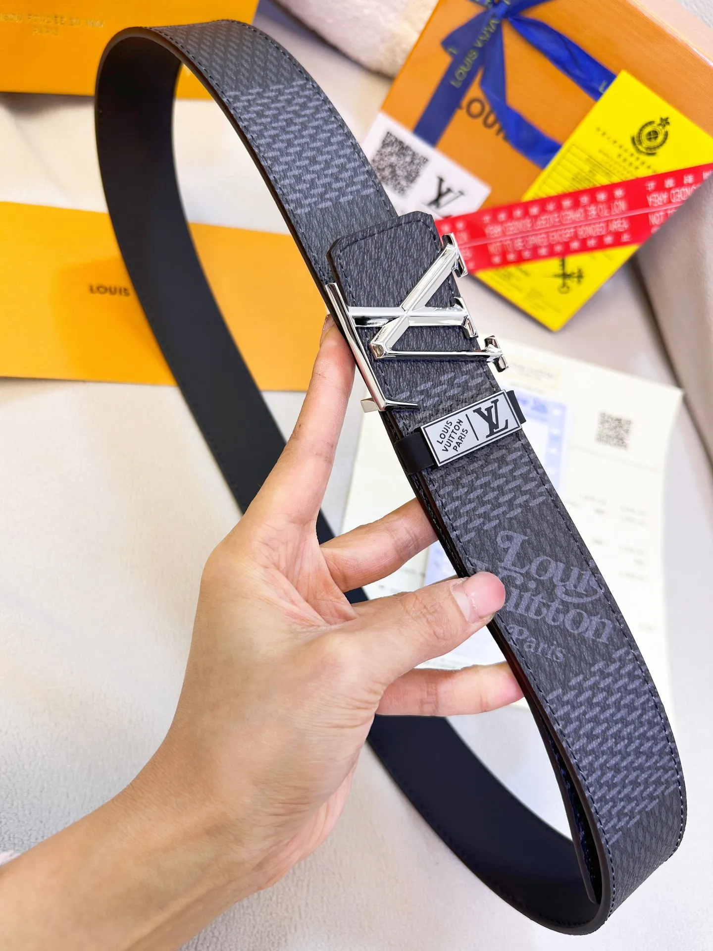 【LOUIS VUITTON】(ルイヴィトン) 3.8cmベルト メンズ