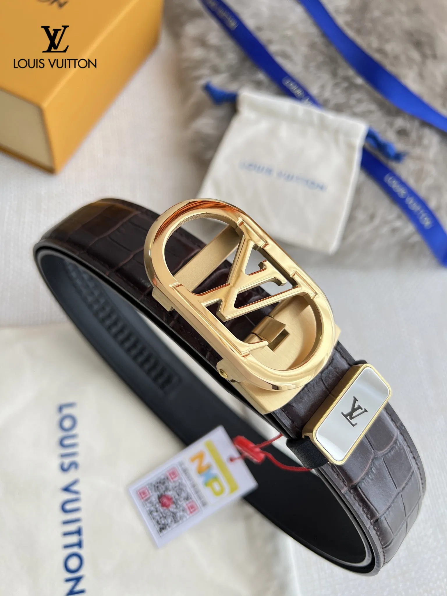 【LOUIS VUITTON】(ルイヴィトン) 3.5cmベルト メンズ