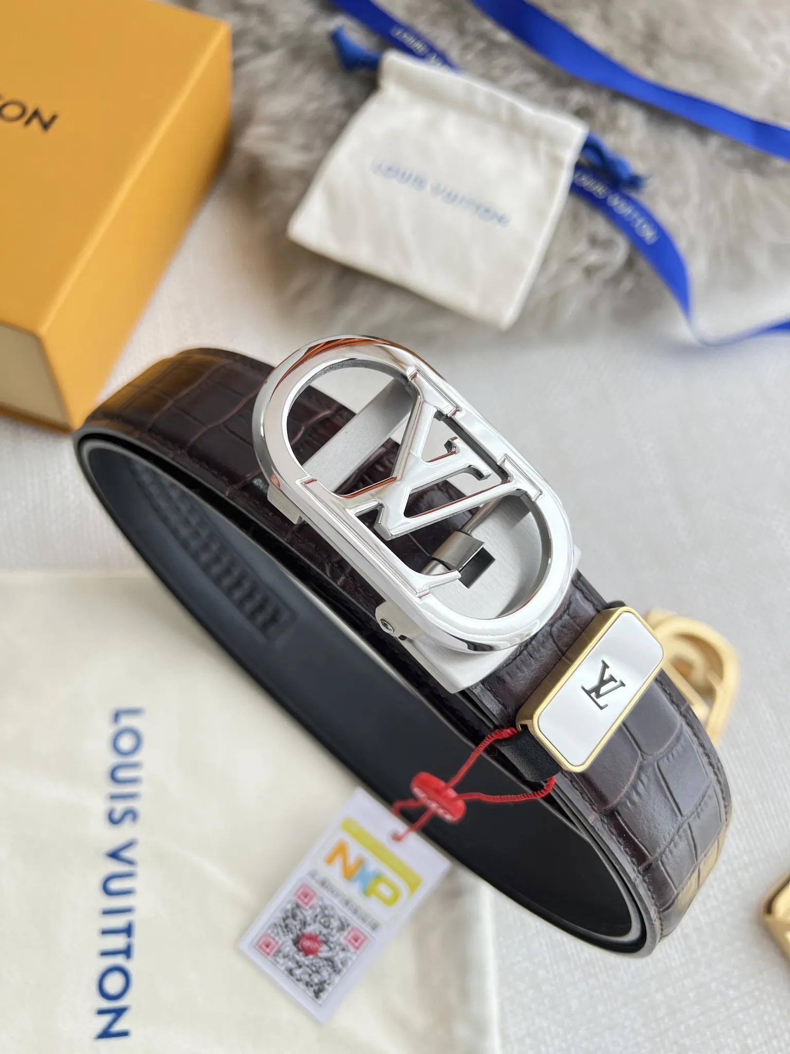 【LOUIS VUITTON】(ルイヴィトン) 3.5cmベルト メンズ