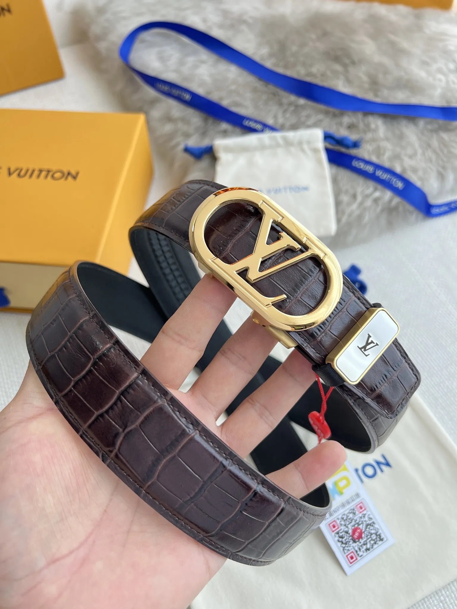 【LOUIS VUITTON】(ルイヴィトン) 3.5cmベルト メンズ