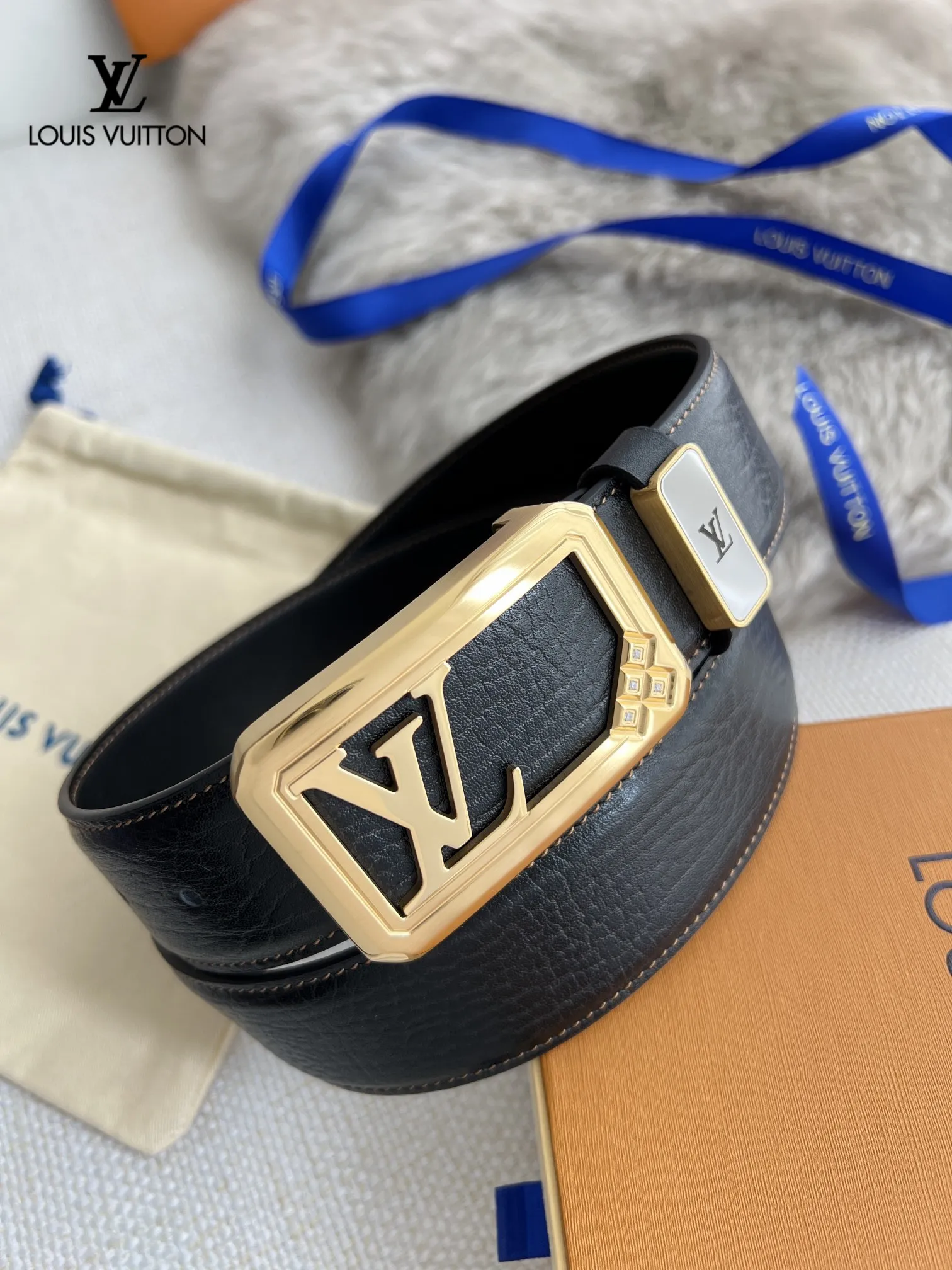 【LOUIS VUITTON】(ルイヴィトン) 3.8cmベルト メンズ