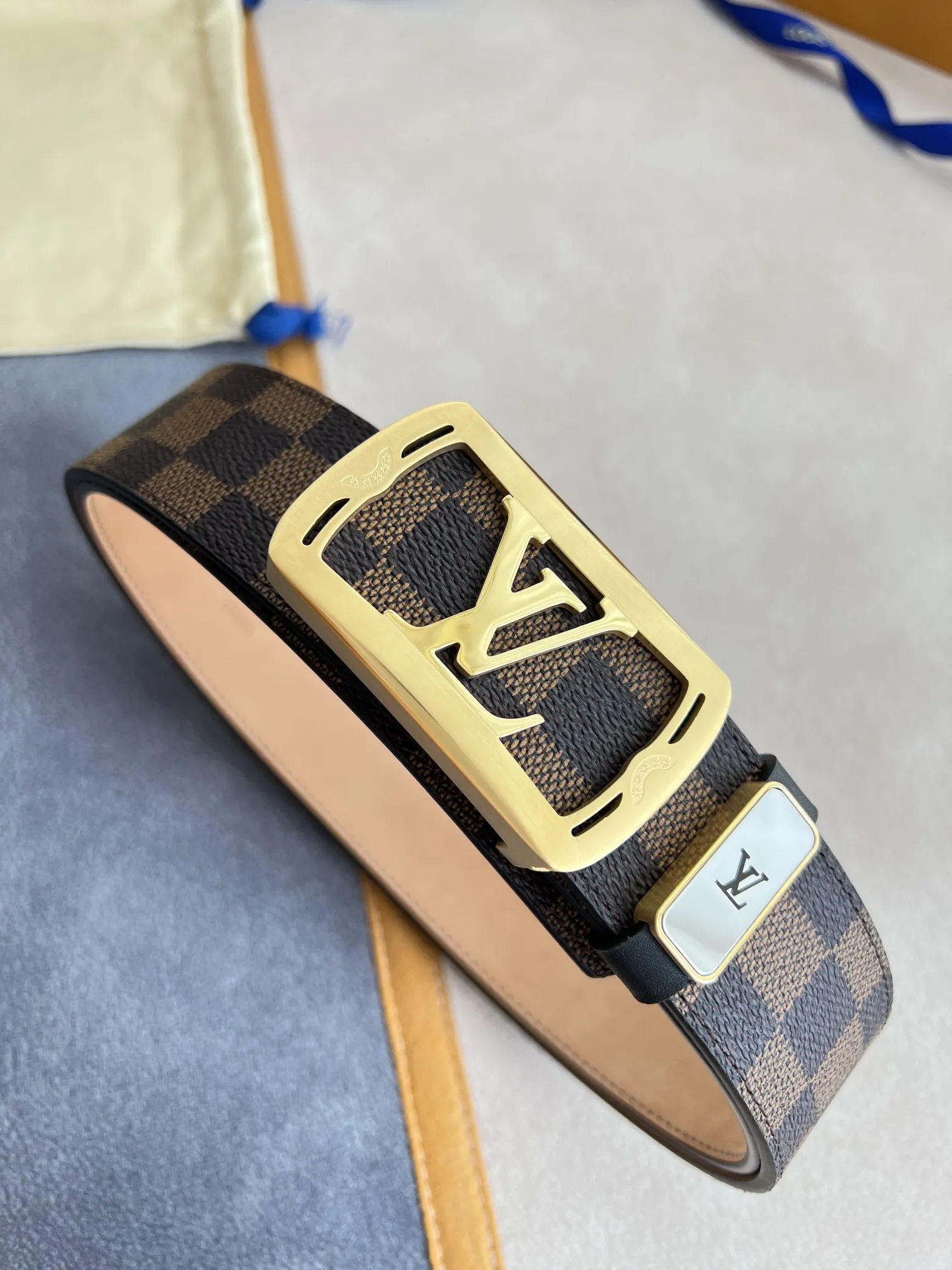 【LOUIS VUITTON】(ルイヴィトン) 3.8cm   ベルト メンズ