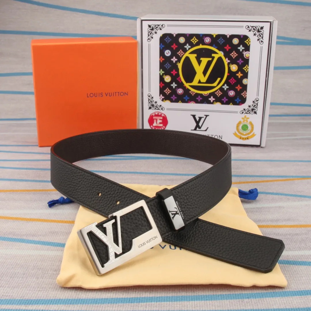 【LOUIS VUITTON】(ルイヴィトン) 3.8cm   ベルト メンズ