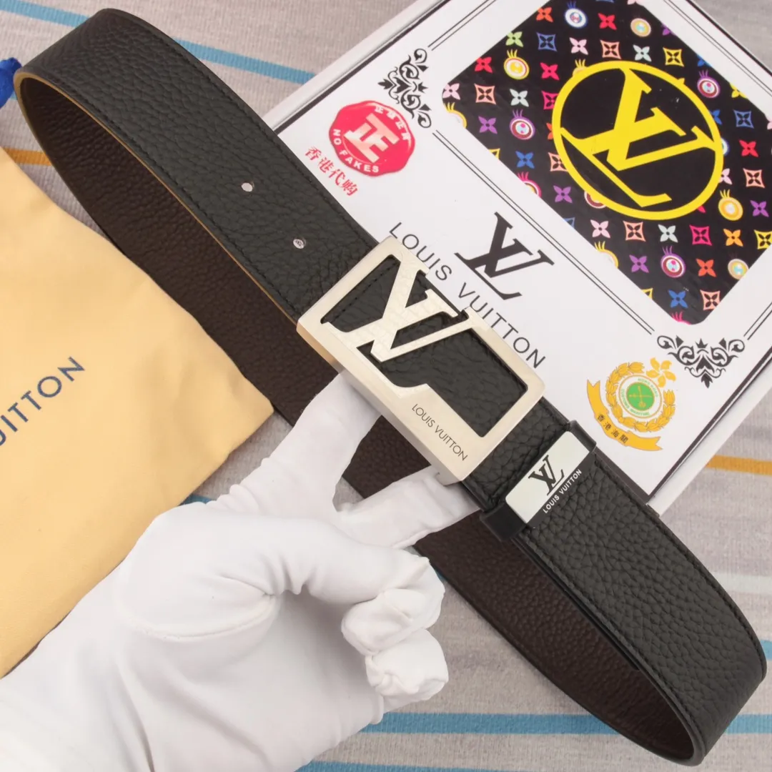 【LOUIS VUITTON】(ルイヴィトン) 3.8cm   ベルト メンズ
