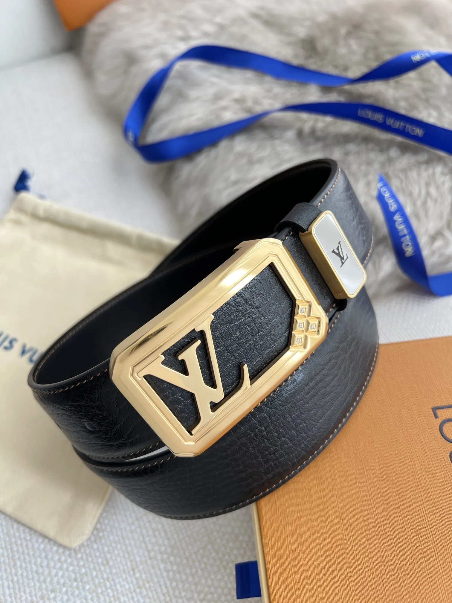 【LOUIS VUITTON】(ルイヴィトン) 3.8cm   ベルト メンズ