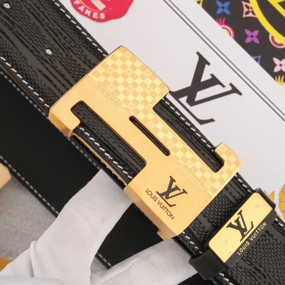 【 LOUIS VUITTON】(ルイヴィトン) 3.8cmベルト メンズ