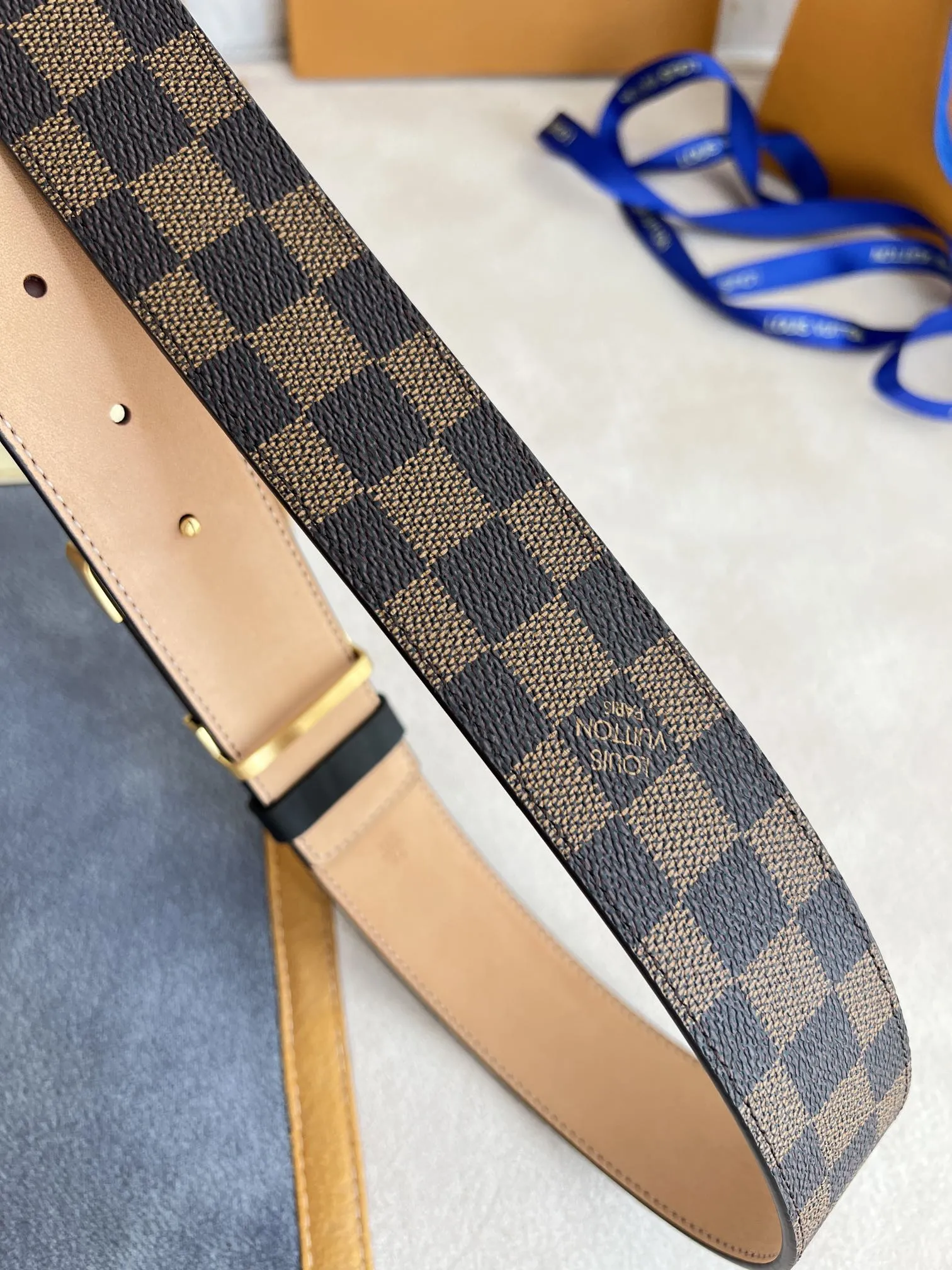 【 LOUIS VUITTON】(ルイヴィトン) 3.8cmベルト メンズ