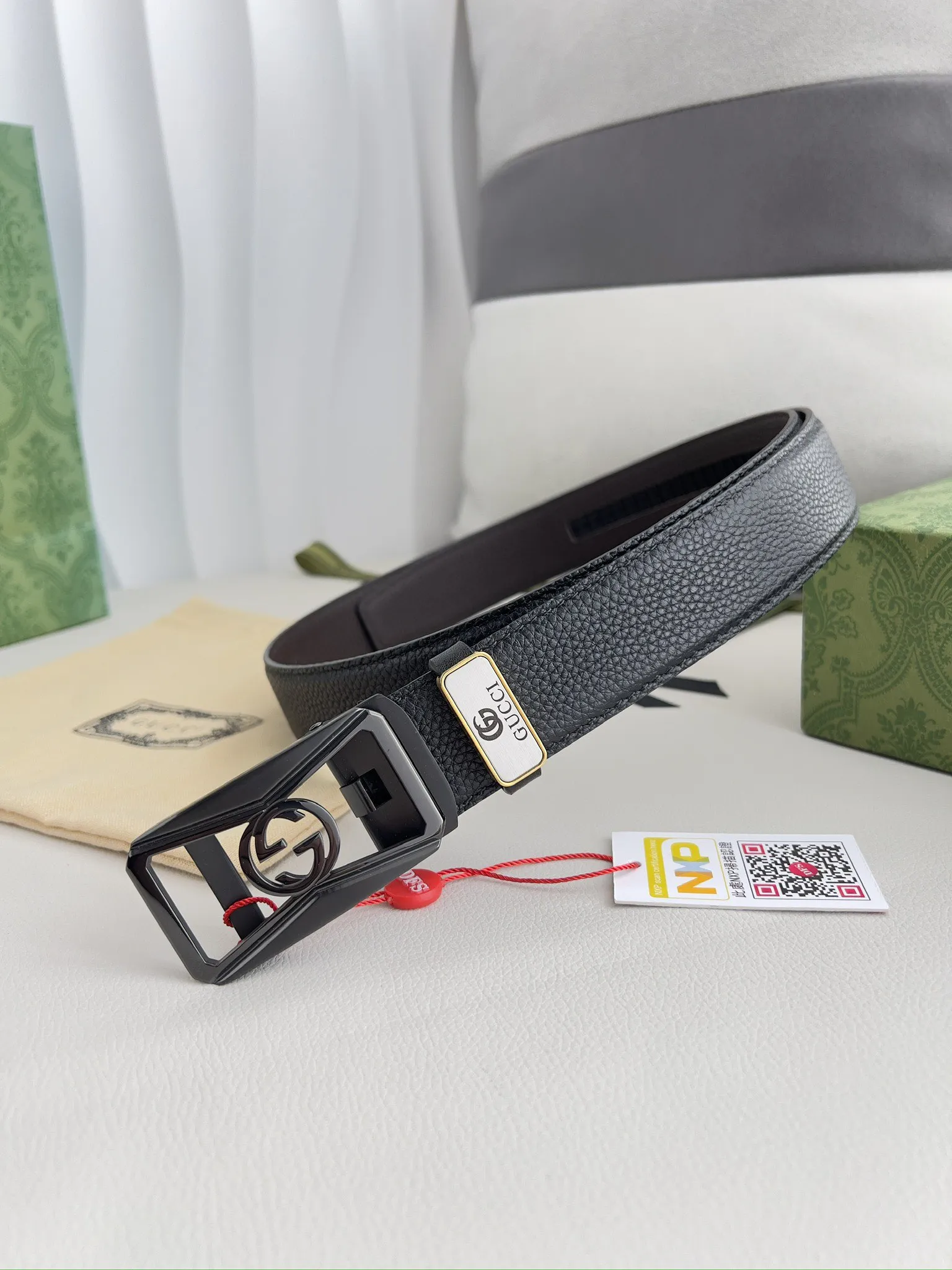 【GUCCI】(グッチ) 3.5cmベルト メンズ