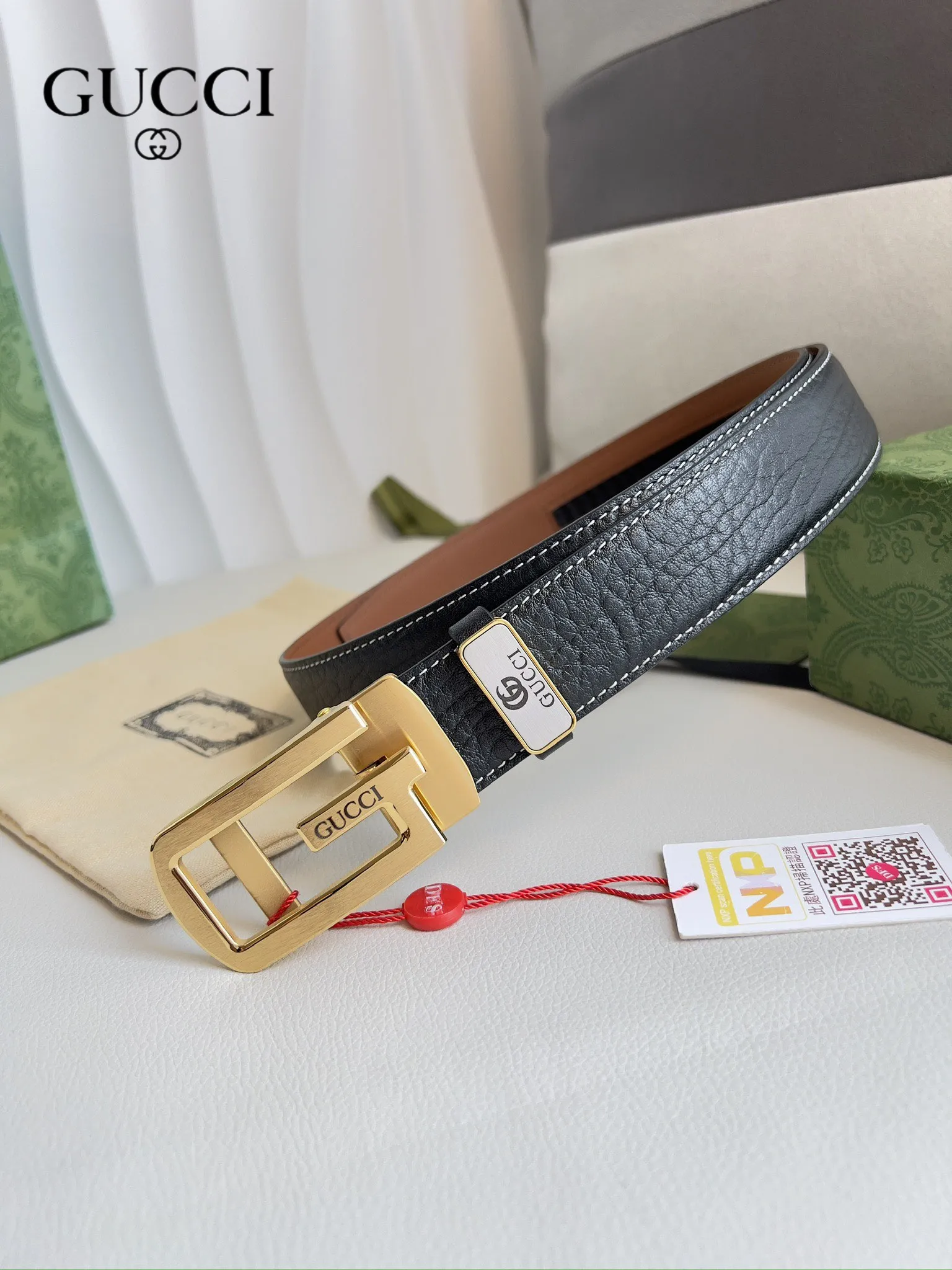 【GUCCI】(グッチ) 3.5cmベルト メンズ
