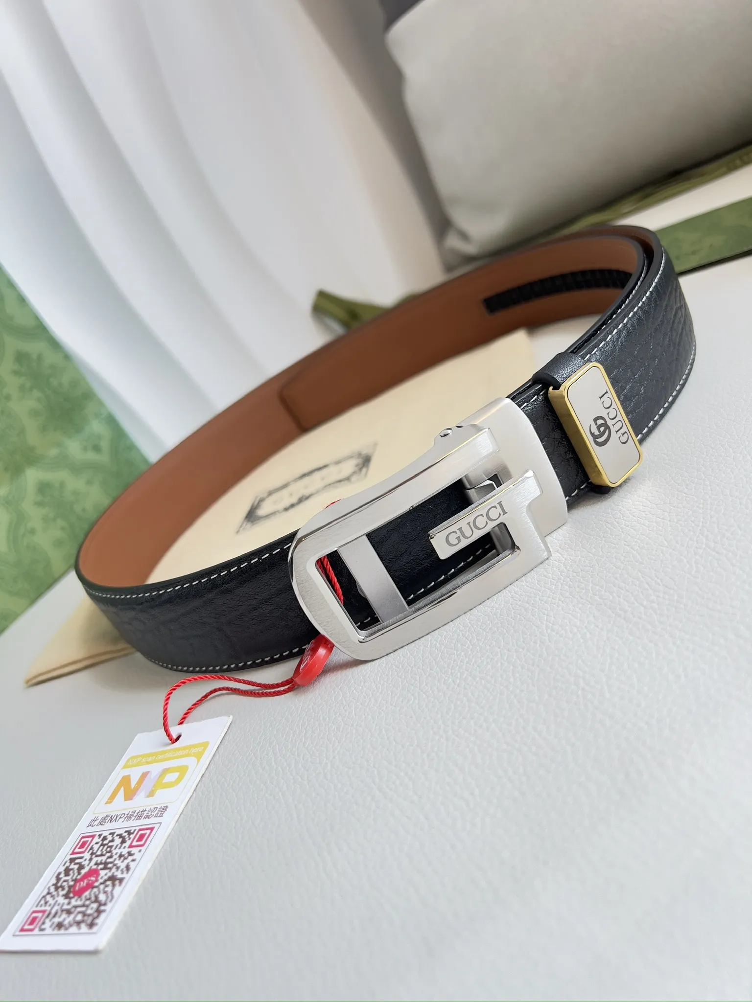 【GUCCI】(グッチ) 3.5cmベルト メンズ