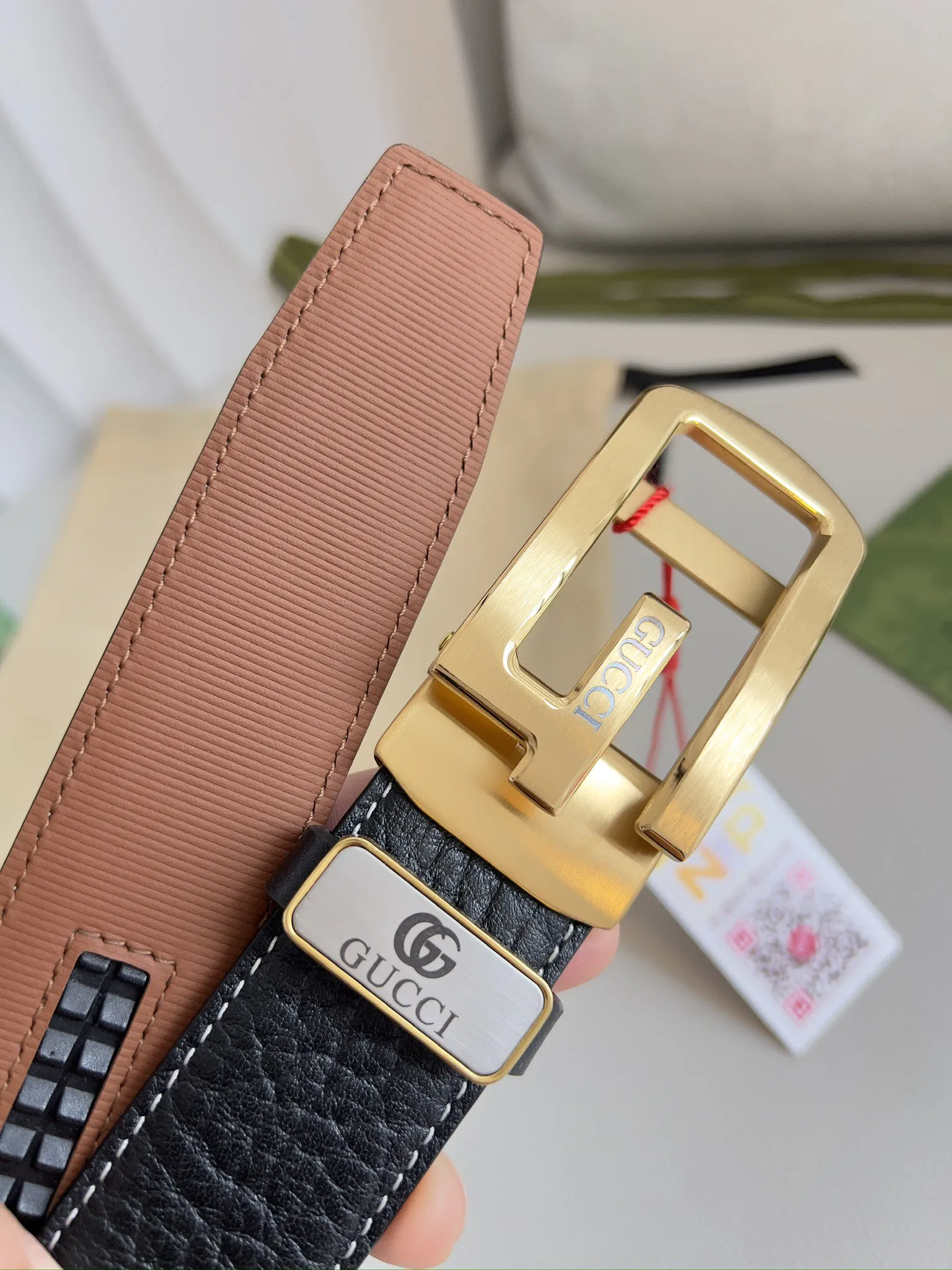 【GUCCI】(グッチ) 3.5cmベルト メンズ