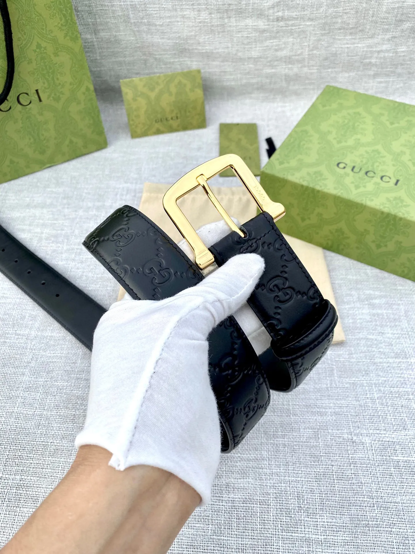 【GUCCI】(クッチ) 4cmベルト メンズ