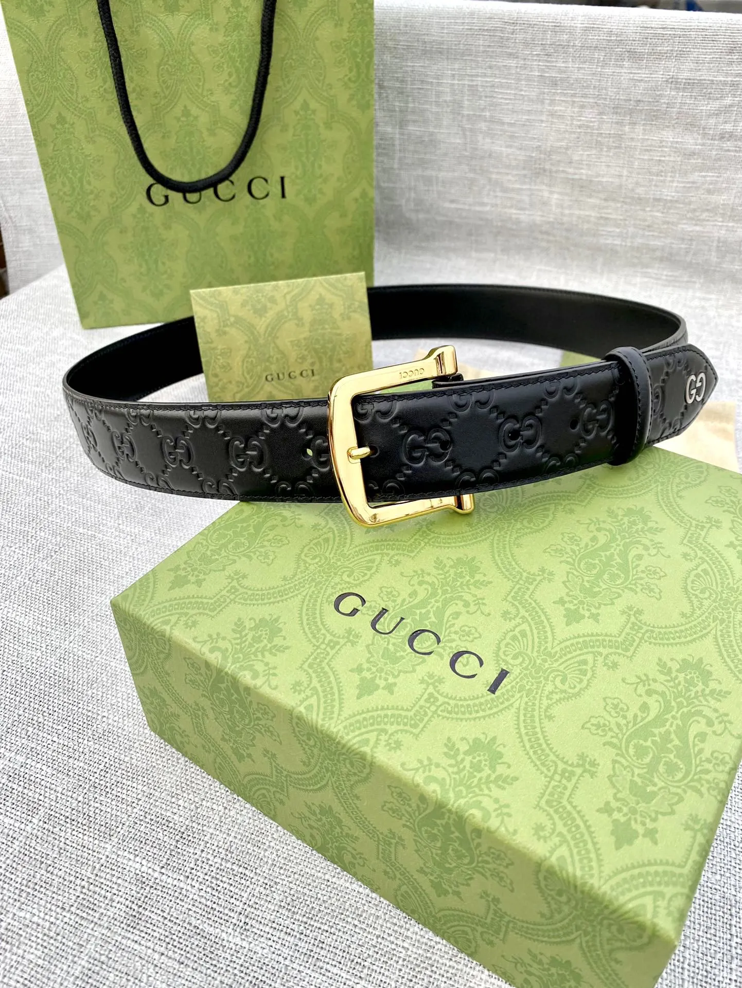 【GUCCI】(クッチ) 4cmベルト メンズ