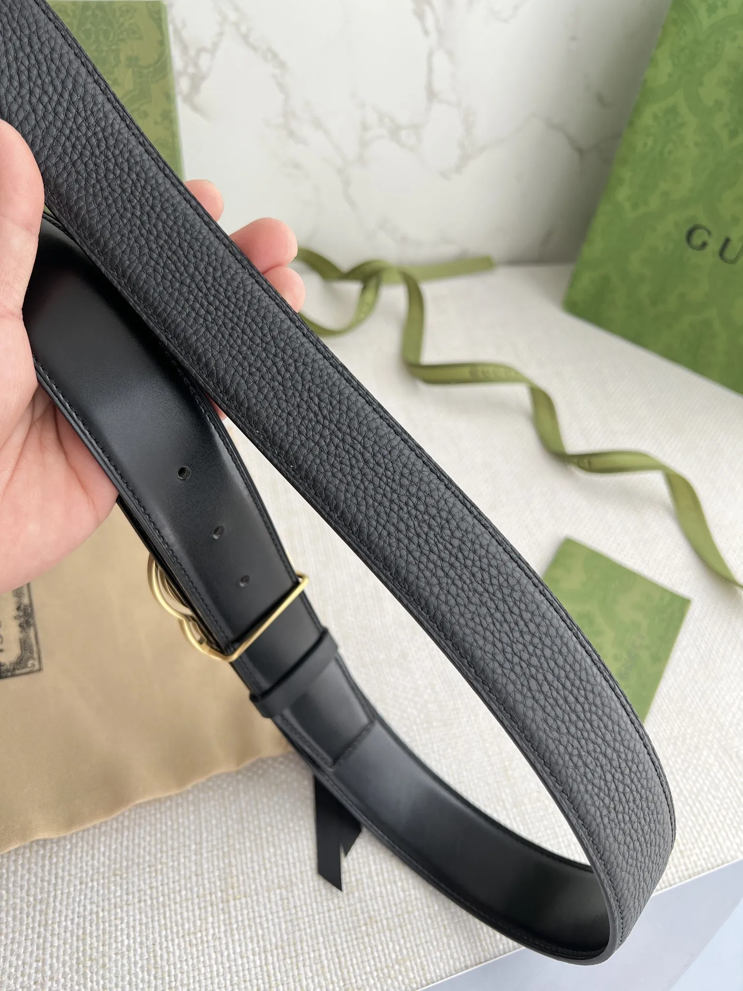 【GUCCI】(クッチ) 3.8cm   ベルト メンズ