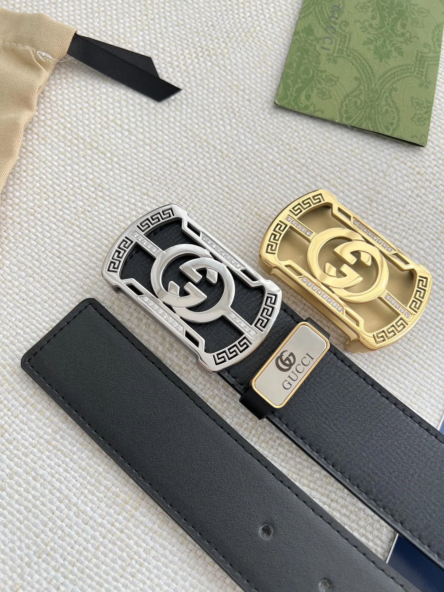 【GUCCI】(クッチ) 3.8cm   ベルト メンズ