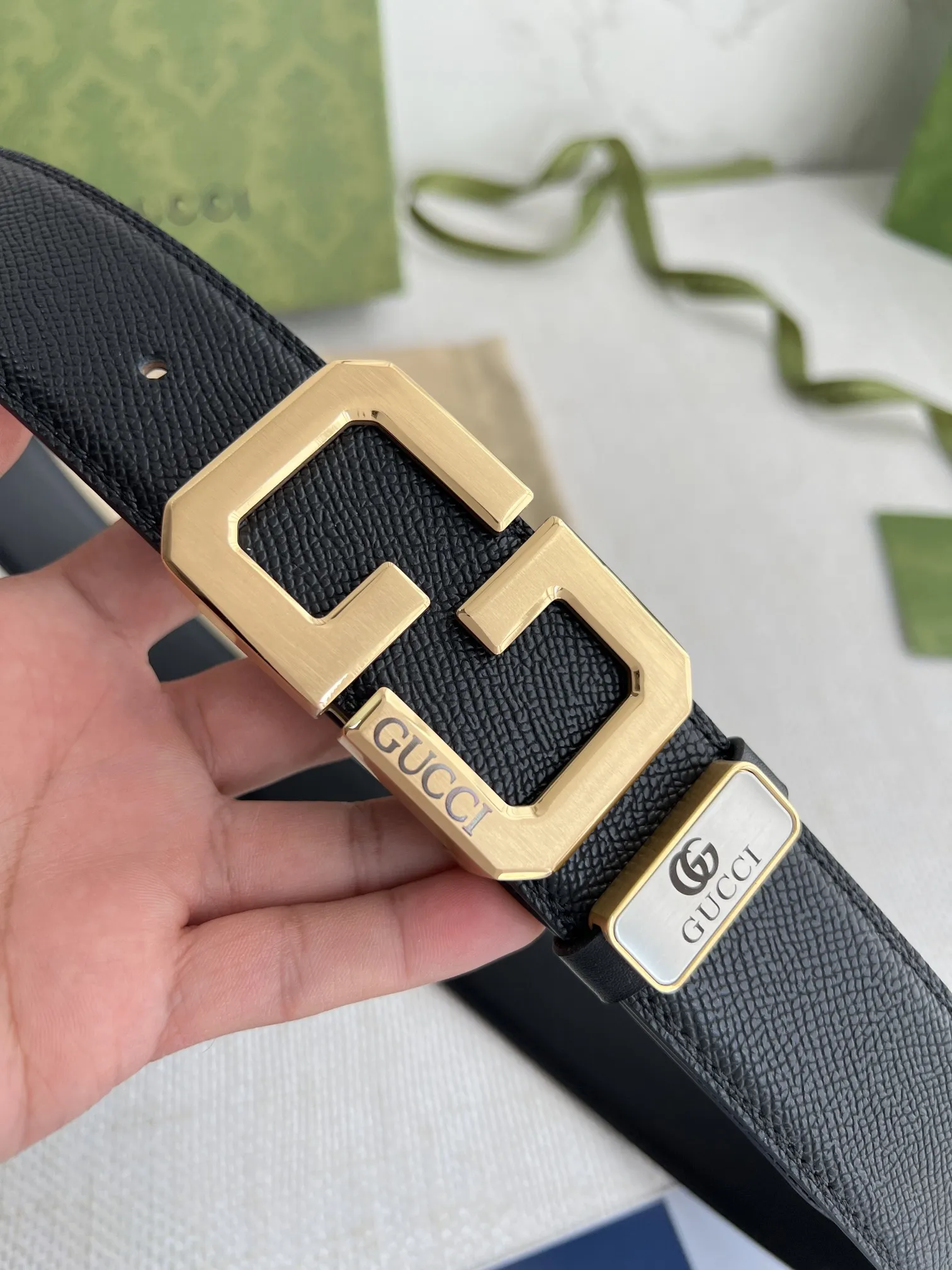 【GUCCI】(クッチ) 3.8cm   ベルト メンズ