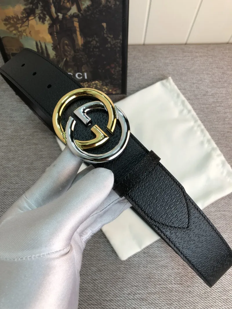 【 GUCCI】(クッチ)  3.8cm   ベルト メンズ