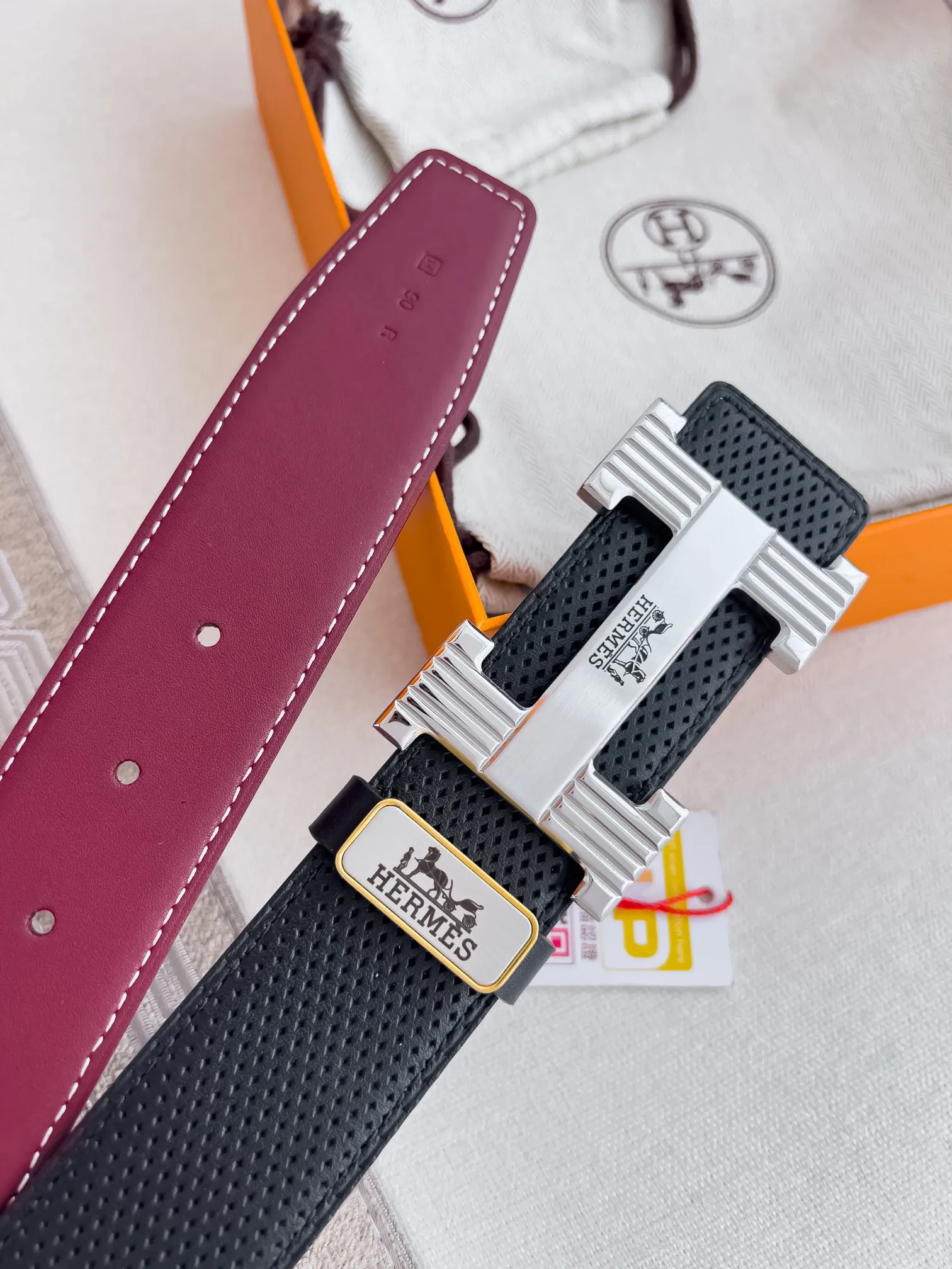 【Hermès】(エルメス) 3.8cmベルト メンズ 240903