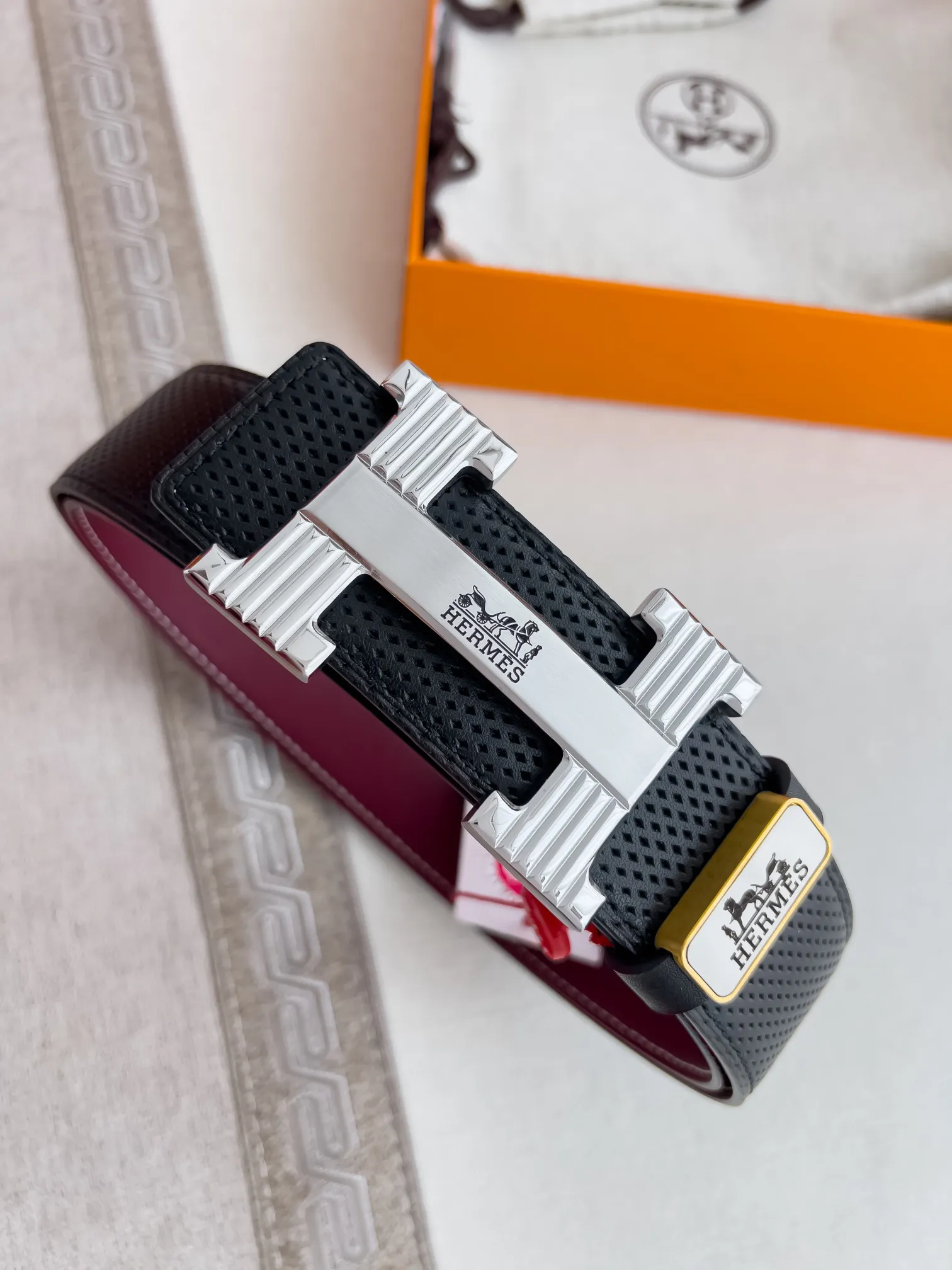 【Hermès】(エルメス) 3.8cmベルト メンズ 240903