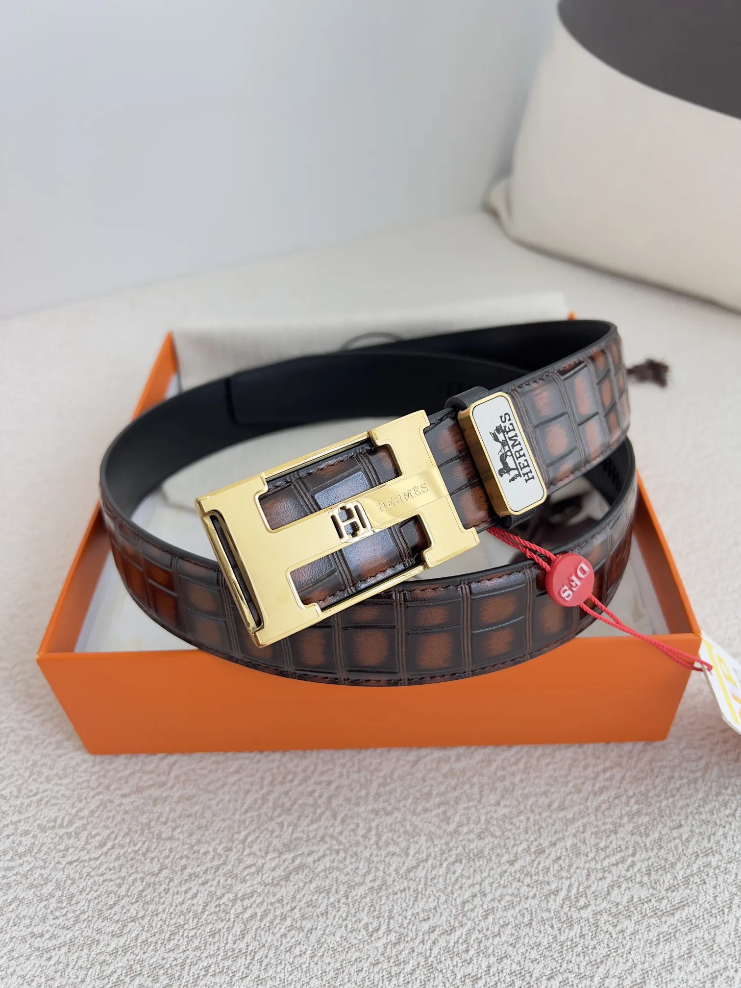 【Hermès】(エルメス) 3.5cmベルト メンズ 240903
