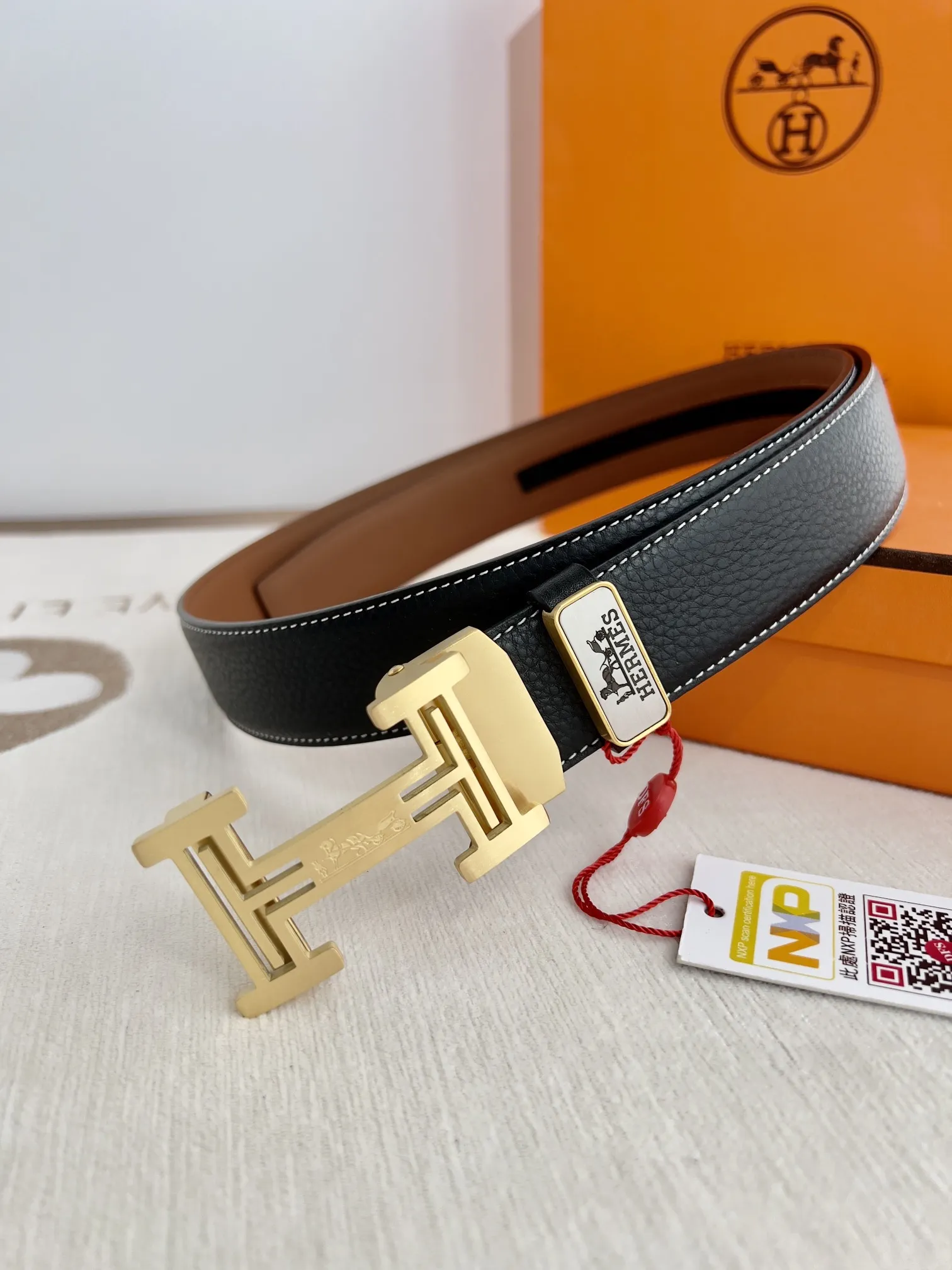 【Hermès】(エルメス) 3.5cmベルト メンズ 24706