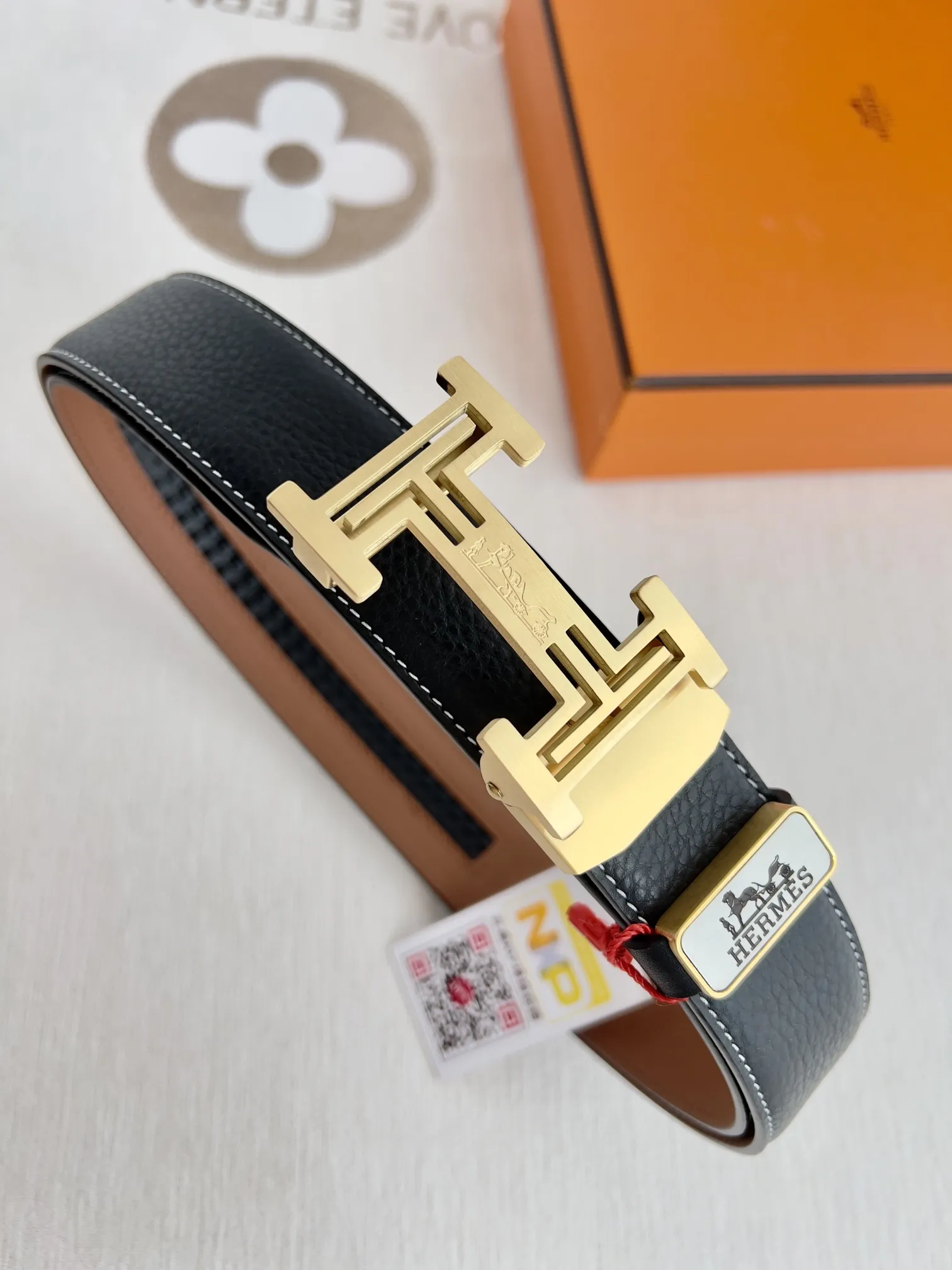 【Hermès】(エルメス) 3.5cmベルト メンズ 24706