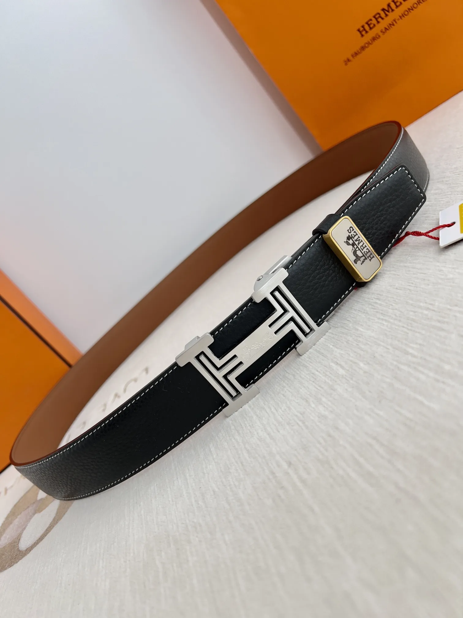 【Hermès】(エルメス) 3.5cmベルト メンズ 24706