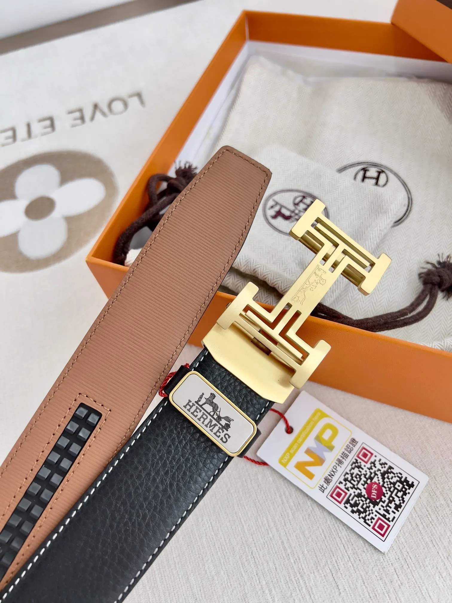 【Hermès】(エルメス) 3.5cmベルト メンズ 24706