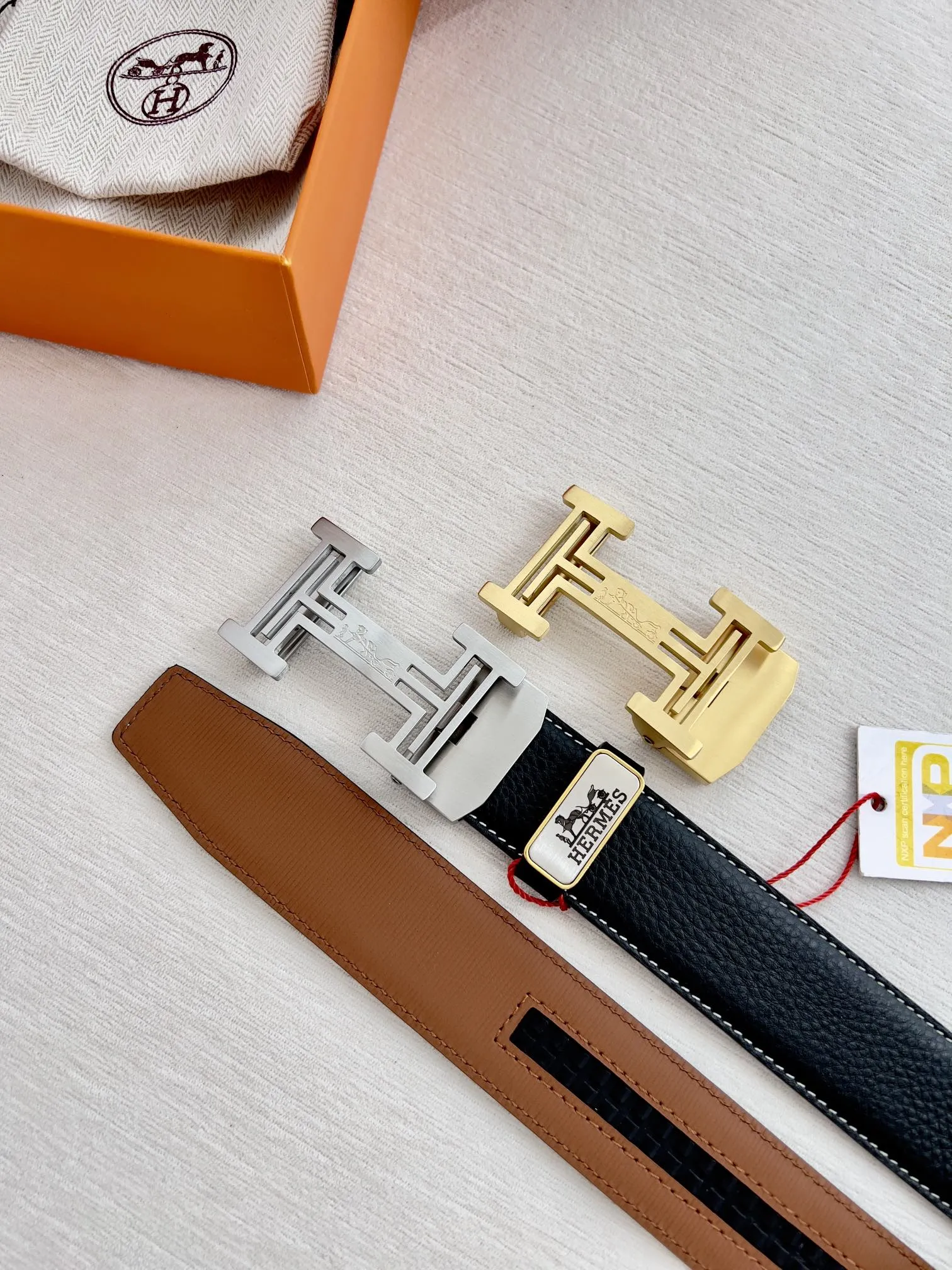 【Hermès】(エルメス) 3.5cmベルト メンズ 24706