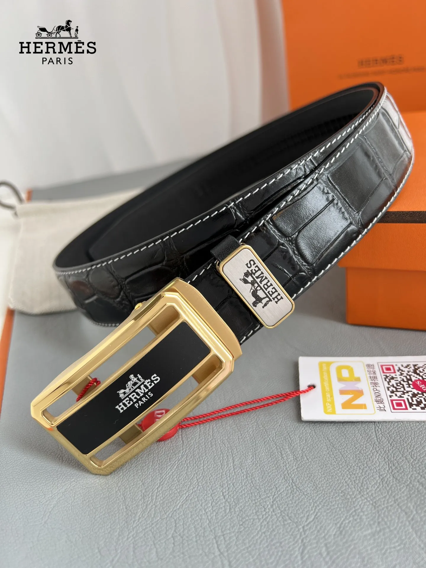 【Hermès】(エルメス) 3.5cmベルト メンズ 24706