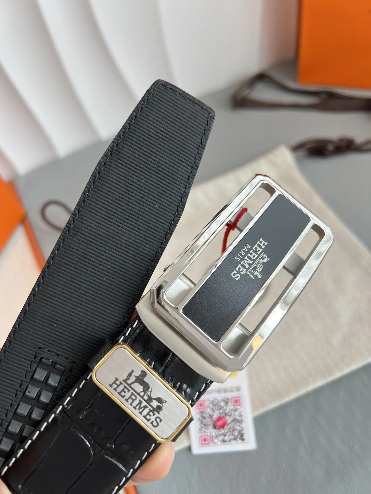 【Hermès】(エルメス) 3.5cmベルト メンズ 24706