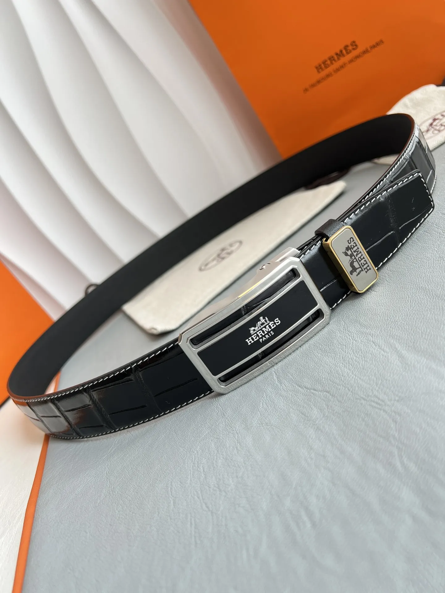【Hermès】(エルメス) 3.5cmベルト メンズ 24706