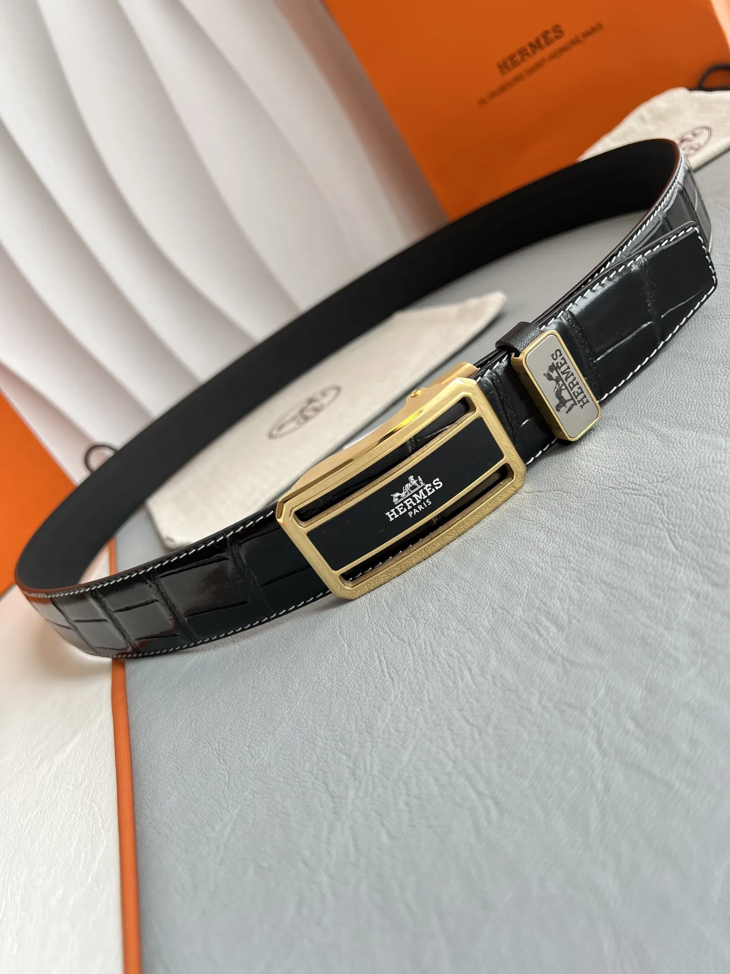 【Hermès】(エルメス) 3.5cmベルト メンズ 24706